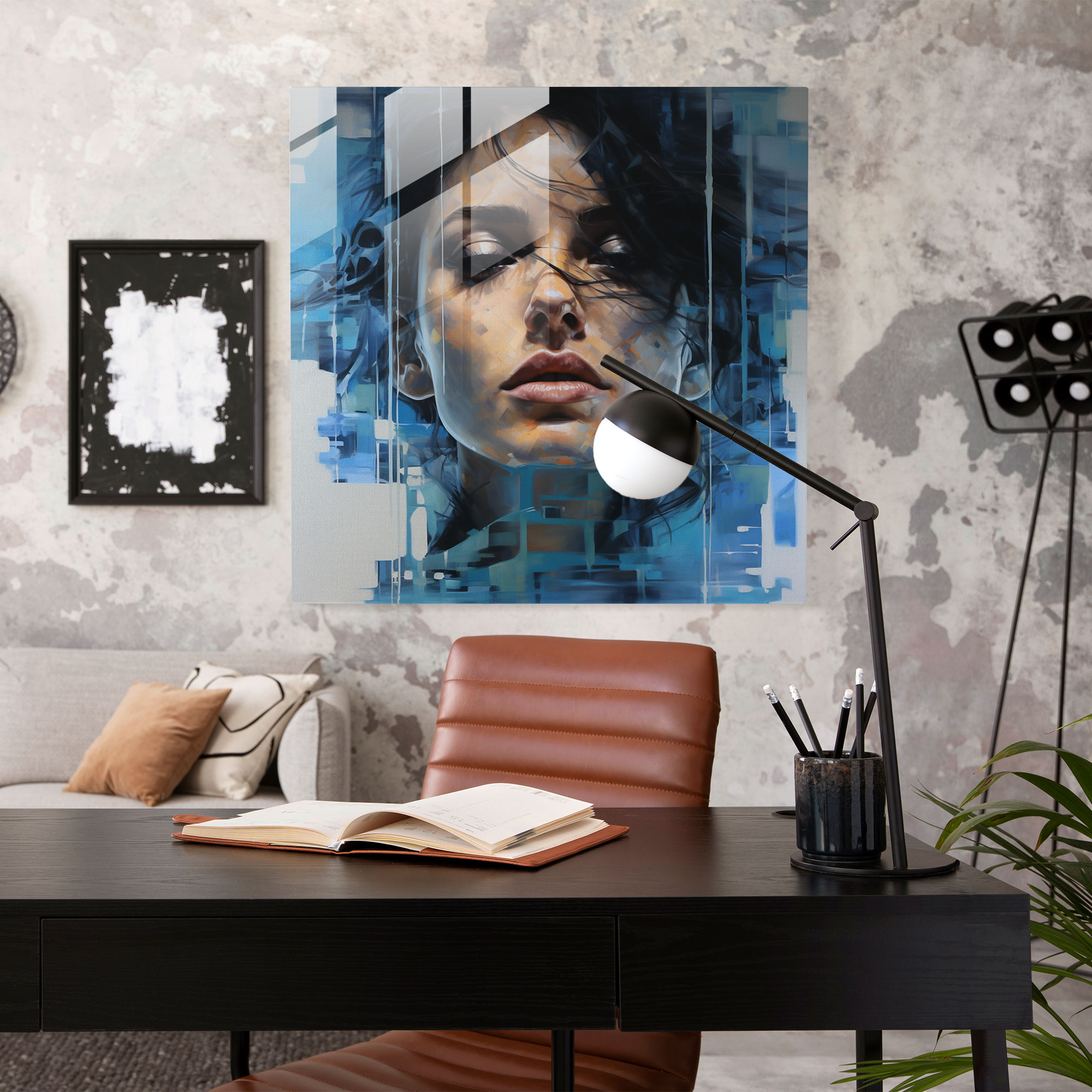 Göttliche Harmonie Glasbild