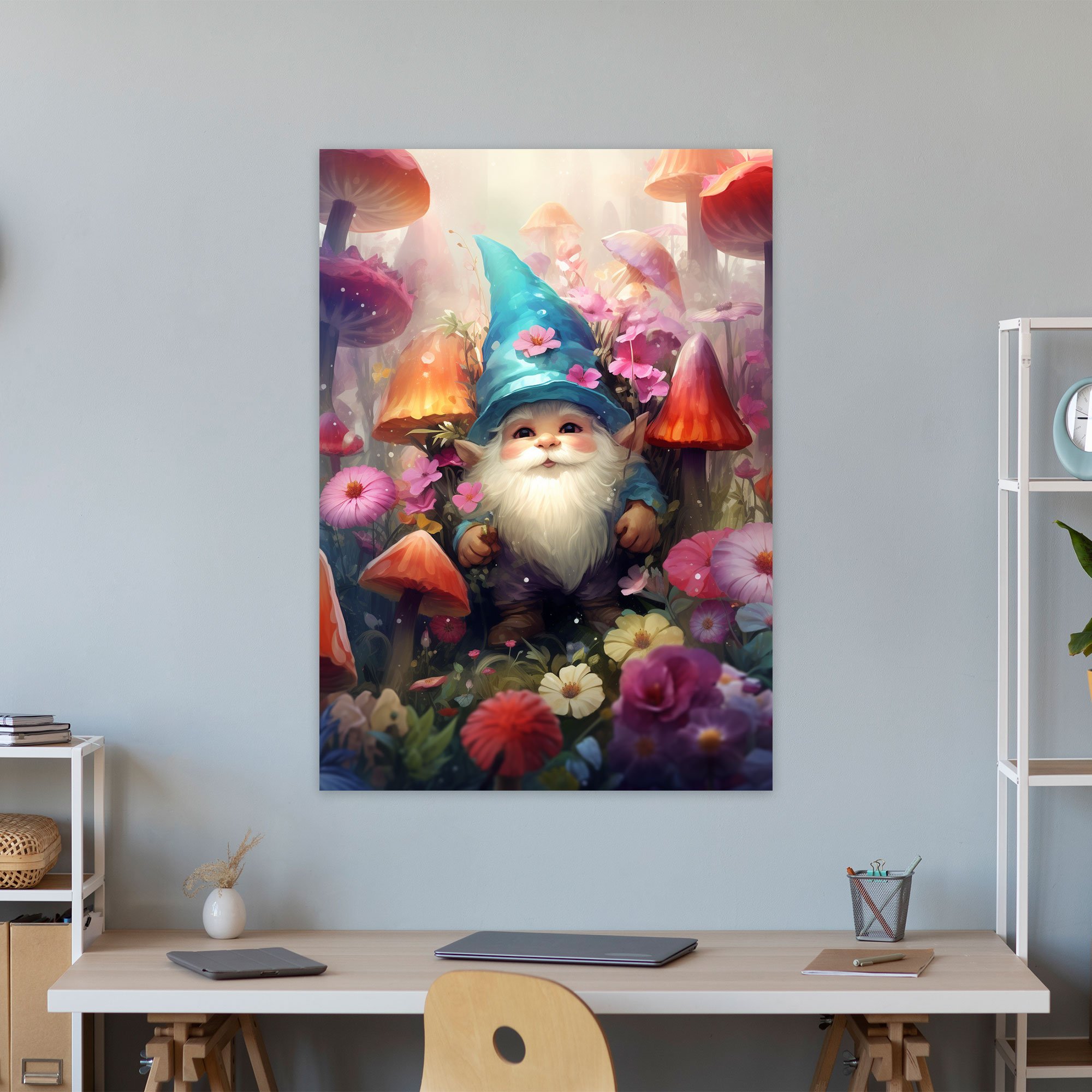 Dreamy Gnome Canvas Print - Gnome, Canvas Print, Canvas, Gnome