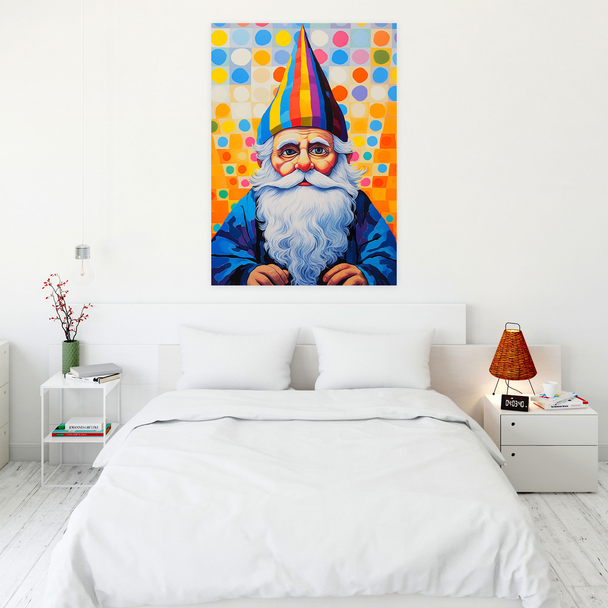Pop Art Gnome Canvas Print - Gnome, Contemporary Style, Focal Point, Canvas Print