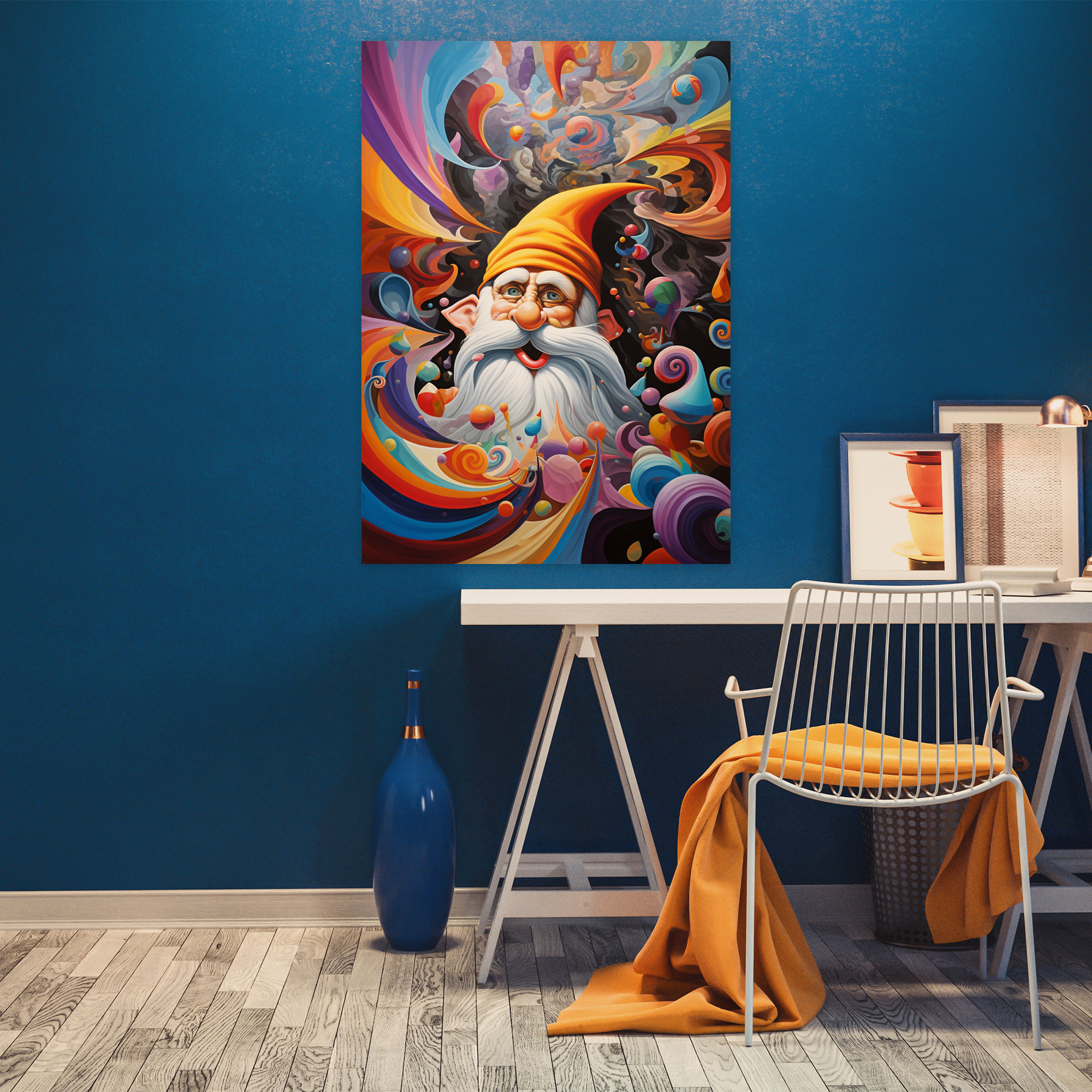 Gnome Canvas Print - Surreal Acrylic Wall Art - Gnome, Canvas, Home Decoration, Wall Decoration