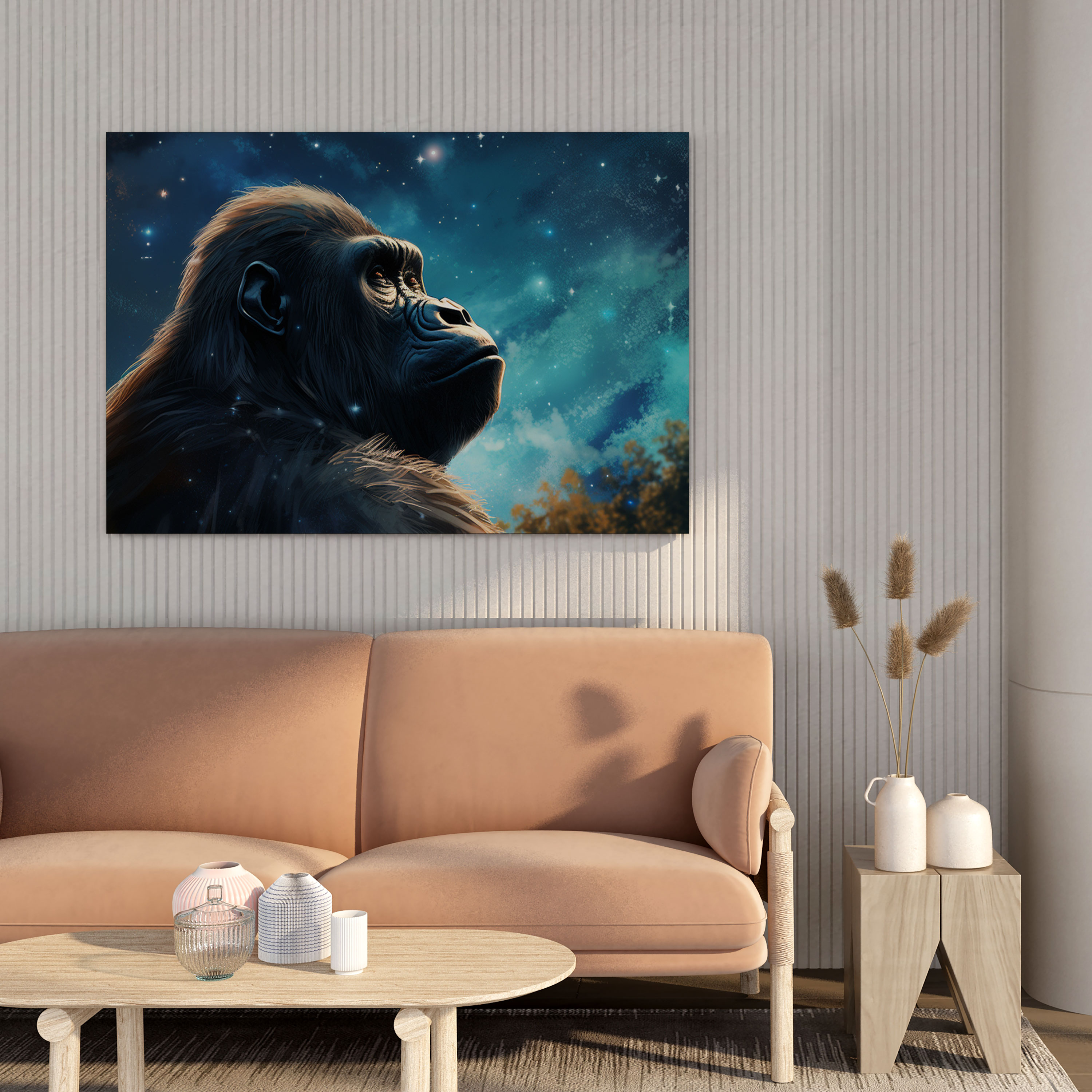 Gorilla Wall Decoration - Gorilla, Magic, Wall Decoration, Canvas