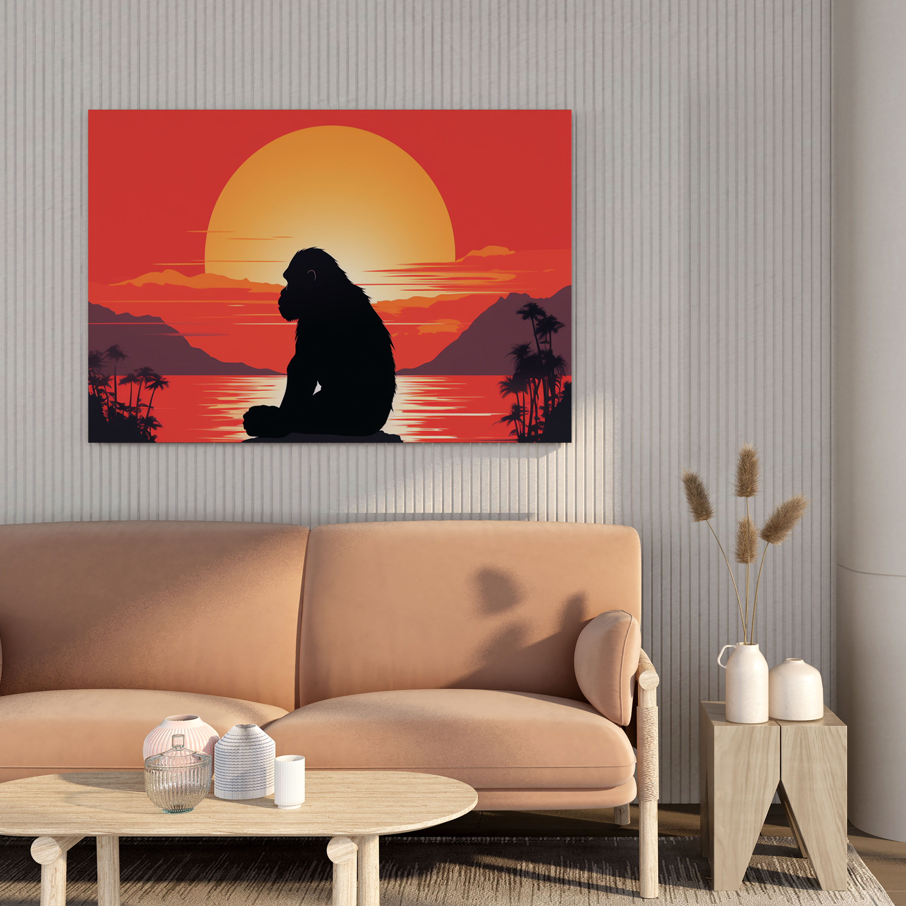Gorilla Canvas Print - Gorilla, Canvas Print, Tranquility, Canvas Wall Art