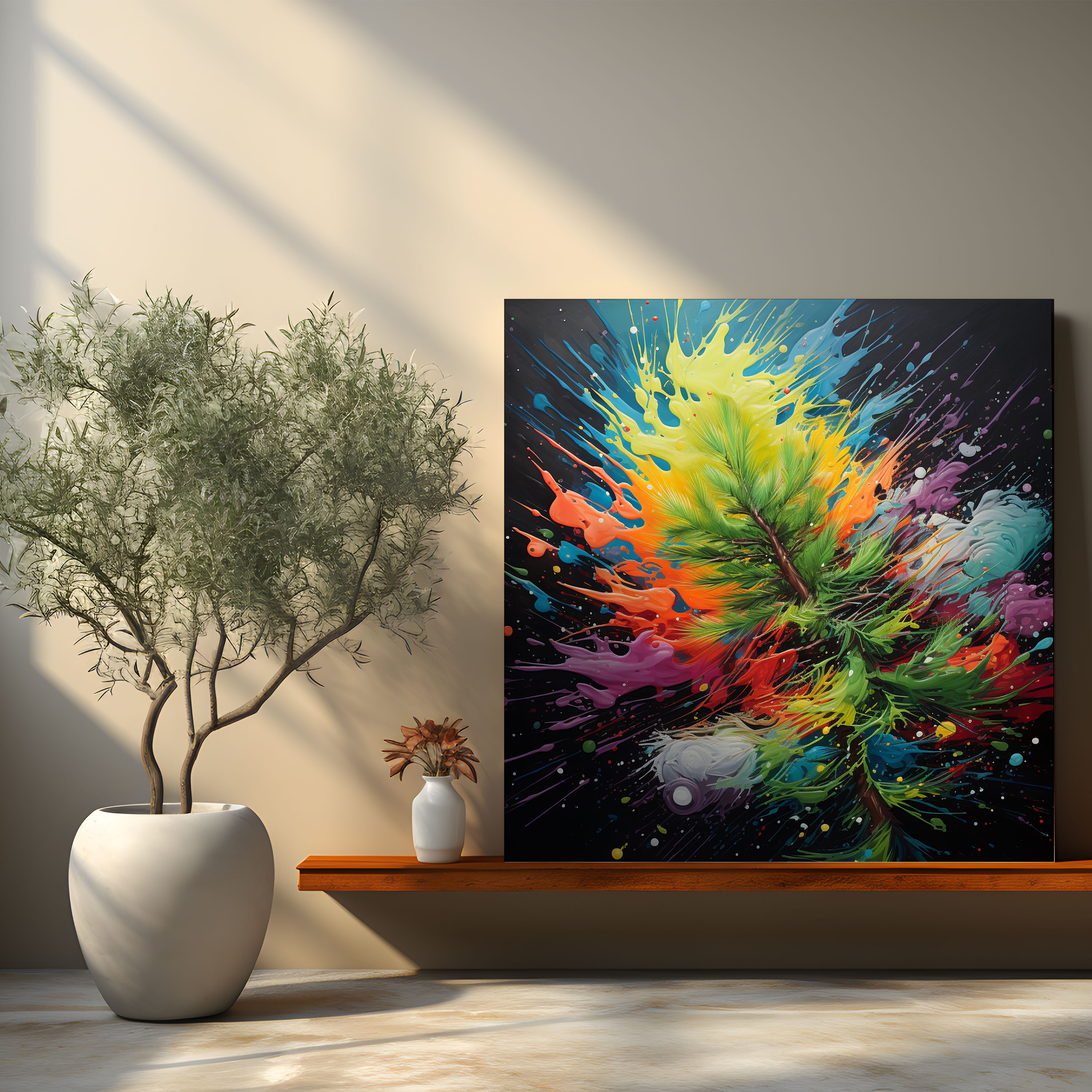 Green Pine Canvas Print - Green Pine, Canvas Wall Art, Nature, Green Pine