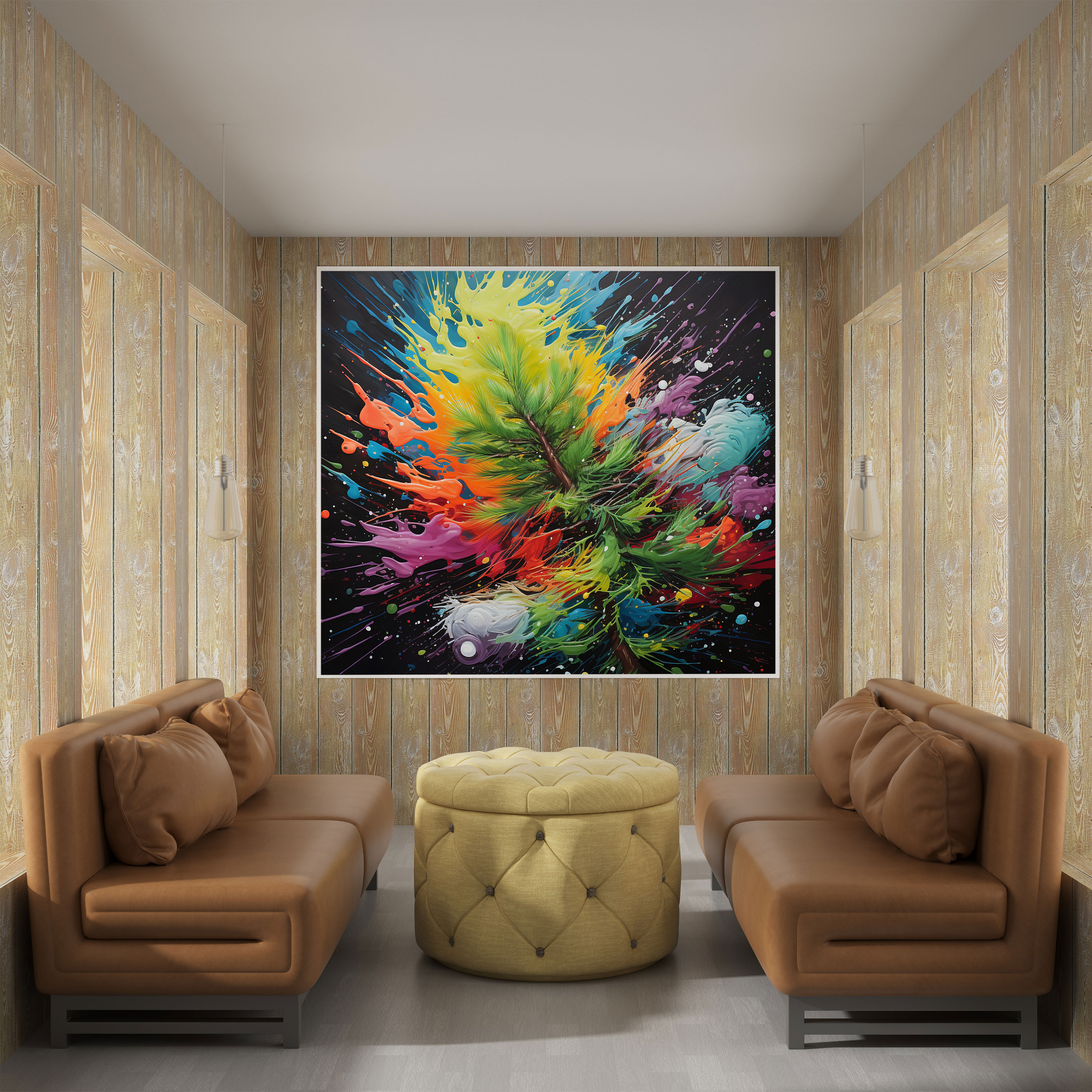 Green Pine Canvas Print - Green Pine, Canvas Wall Art, Nature, Green Pine