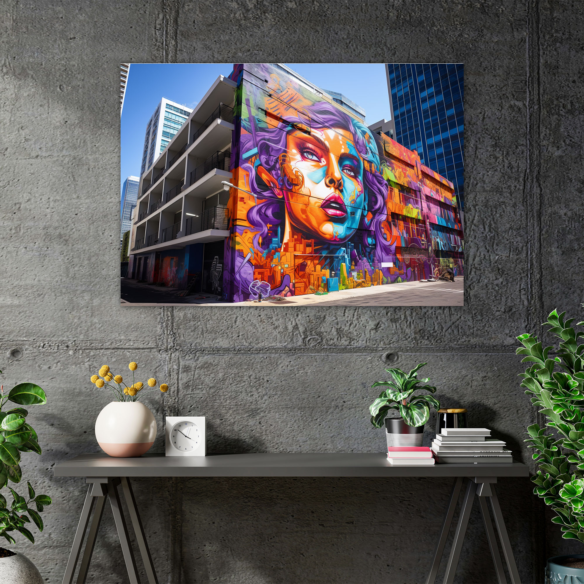 Graffiti Canvas Print - Graffiti, Bold, Wall Art, Canvas Wall Art