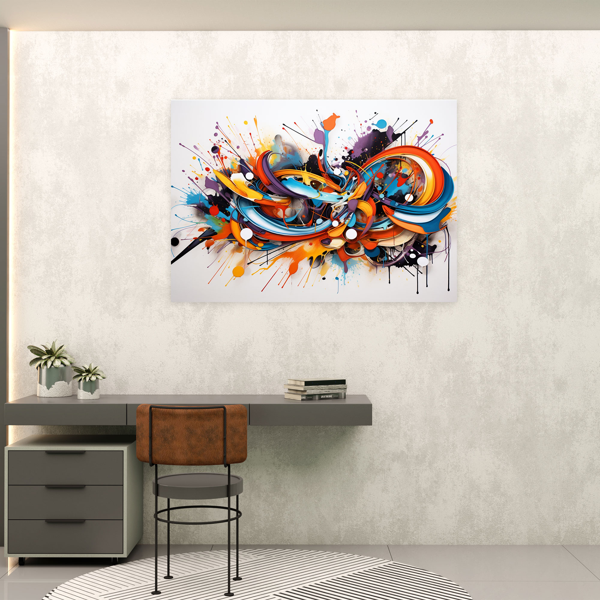 Abstract Graffiti Wall Art - Graffiti, Graffiti, Home Decoration, Wall Art