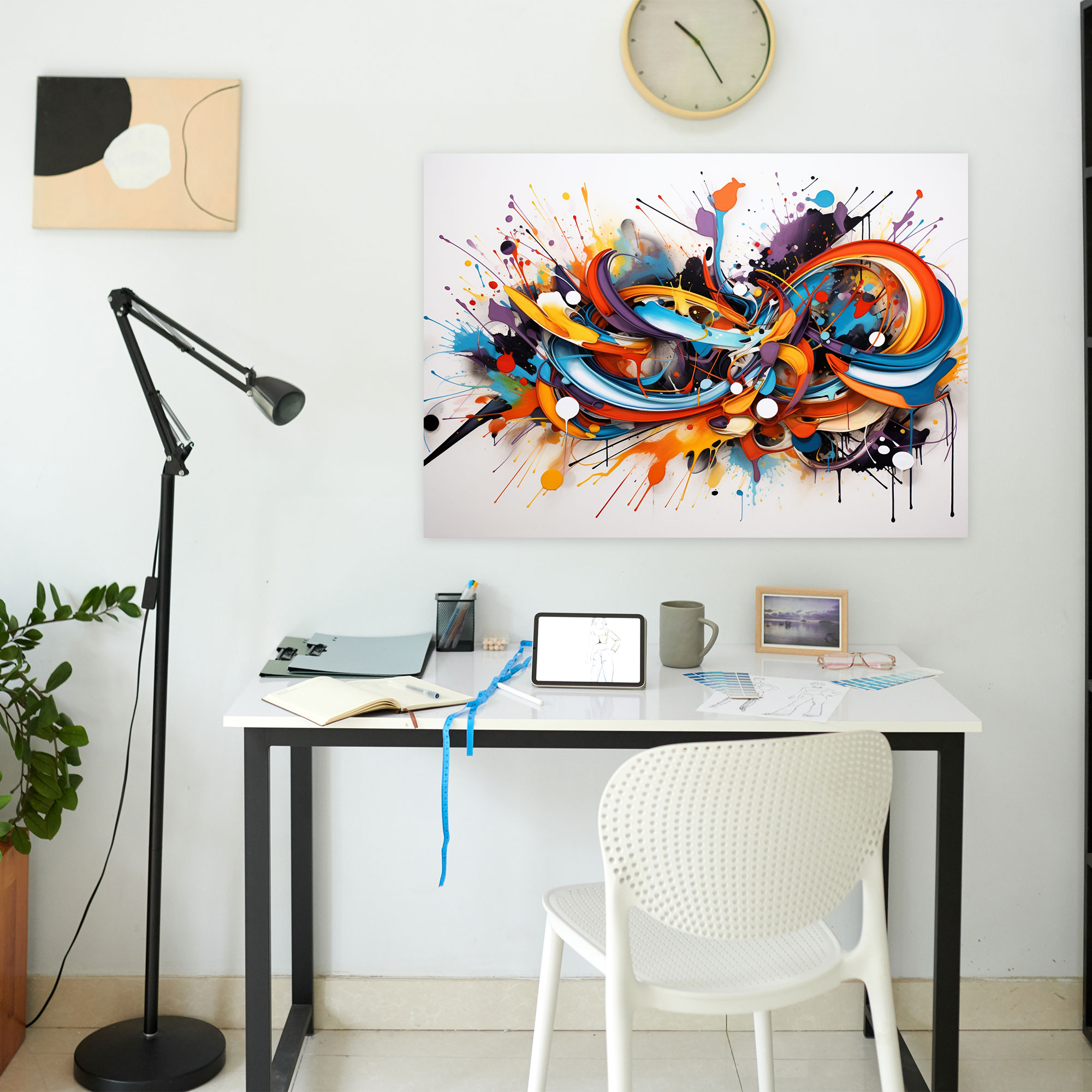 Abstract Graffiti Wall Art - Graffiti, Graffiti, Home Decoration, Wall Art