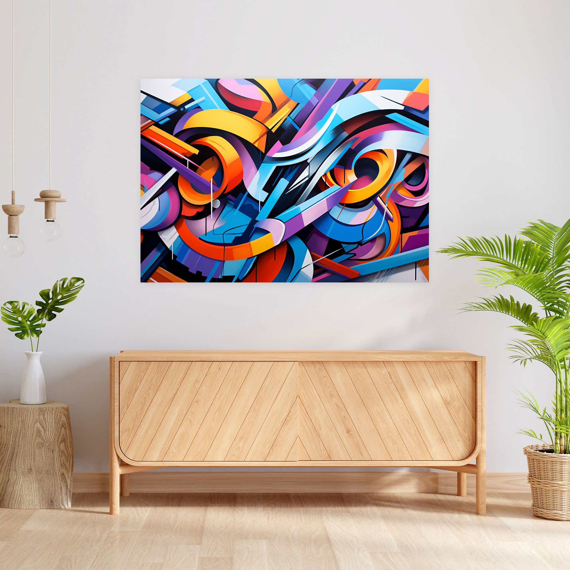 Street Art Canvas Print - Graffiti, Canvas Print, Street Art, Abstract
