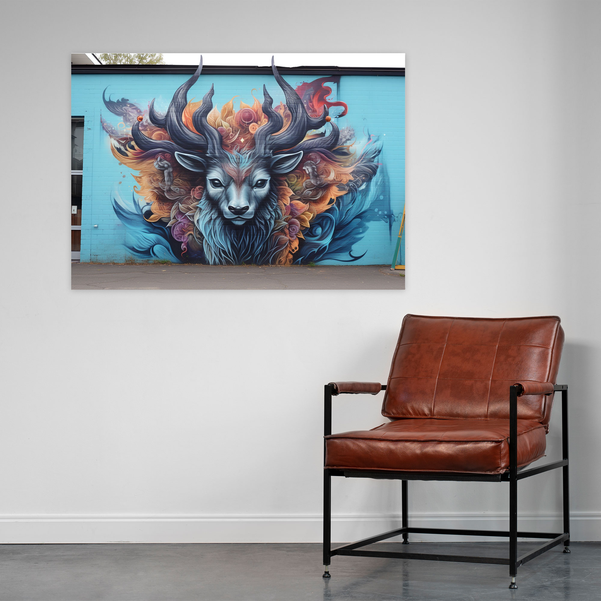 Animal Graffiti Wall Art - Graffiti, Nature, Home Decoration, Urban Walls