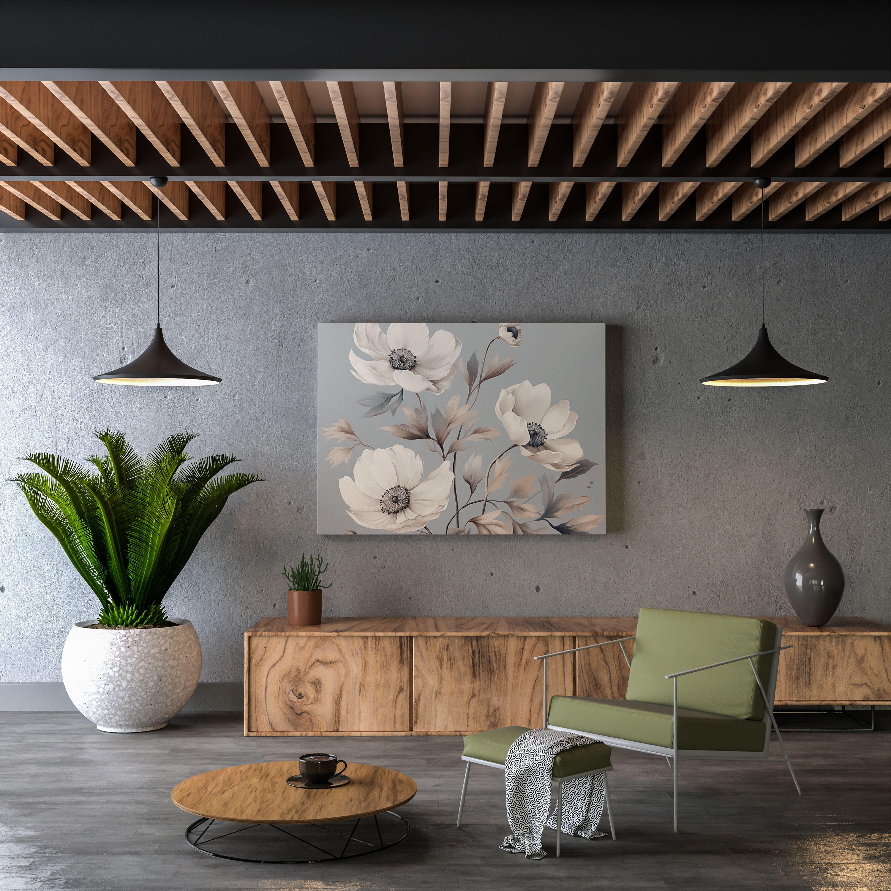 Gray Serenity Wall Art - Gray, Gray, Muted Background, Serenity