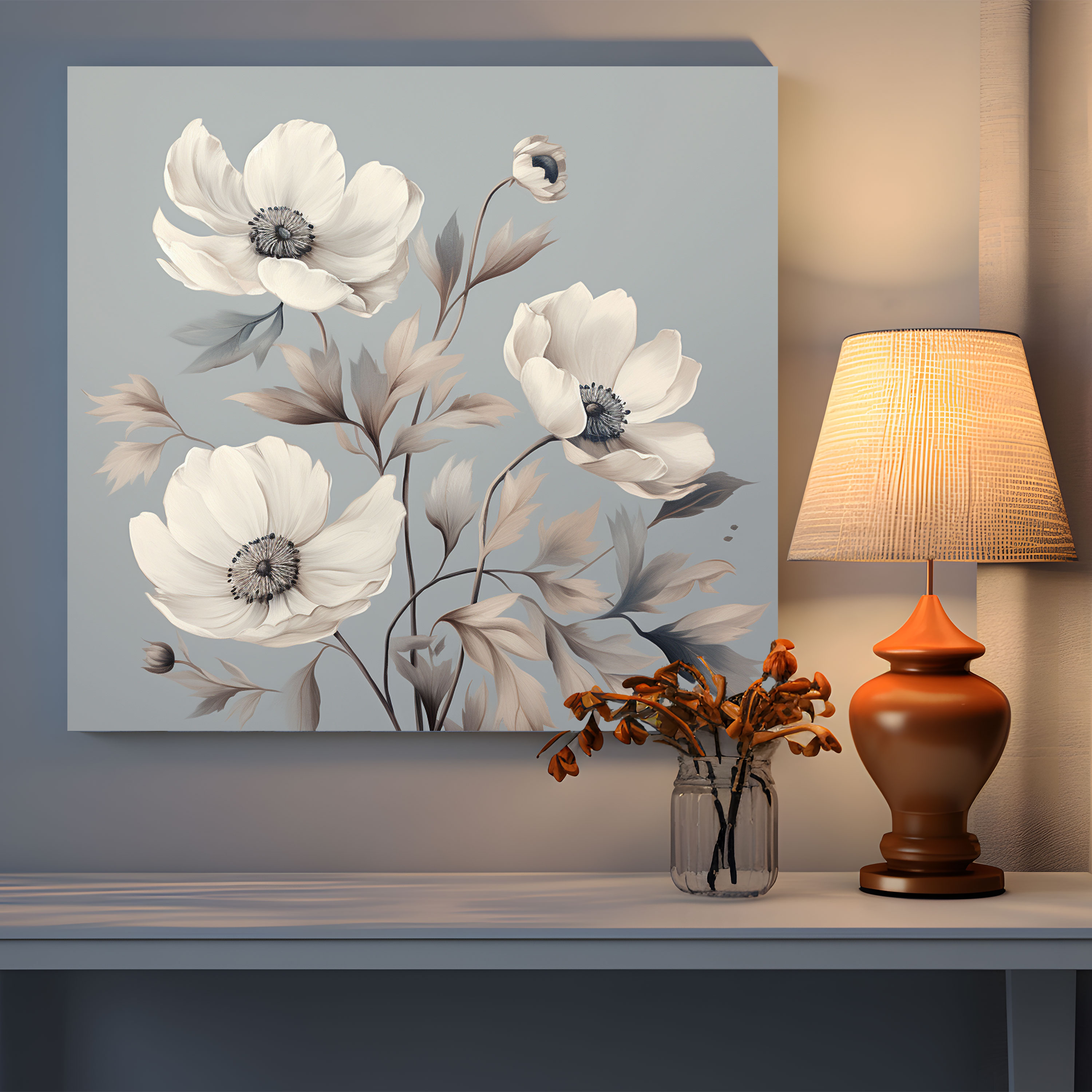 Gray Serenity Wall Art - Gray, Gray, Muted Background, Serenity