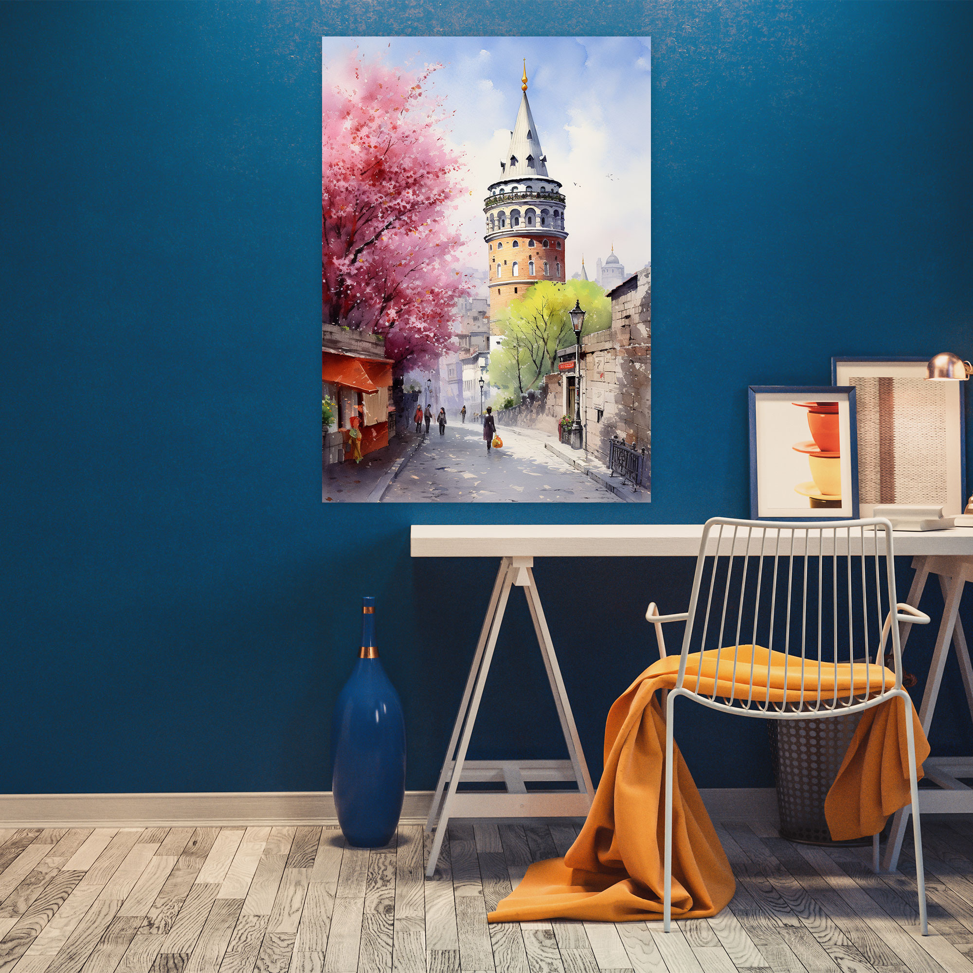 Galata Tower Canvas Print - Galata Tower, Home Decoration, Canvas, Canvas Wall Art