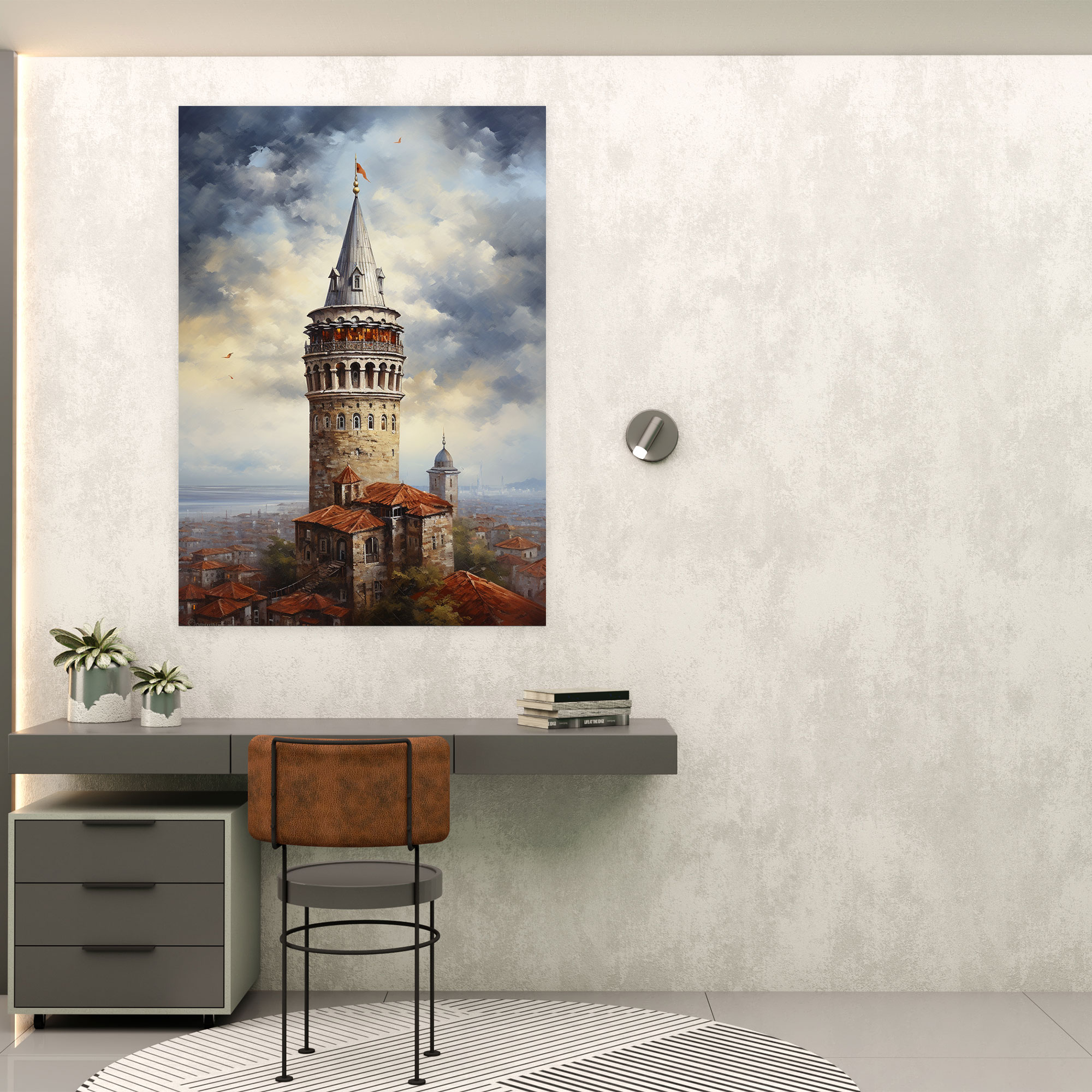 Galata Tower Canvas Print - Galata Tower, Canvas Wall Art, Wall Decoration, Canvas Print