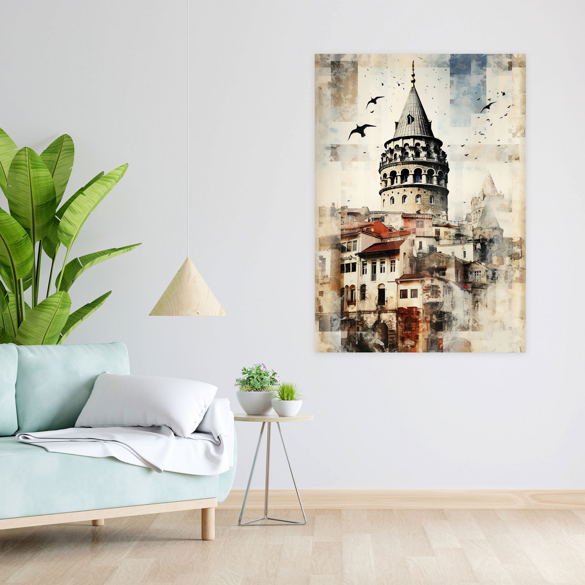 Galata Tower Wall Art - Galata Tower, Photographic Fusion, Wall Art, Galata Tower