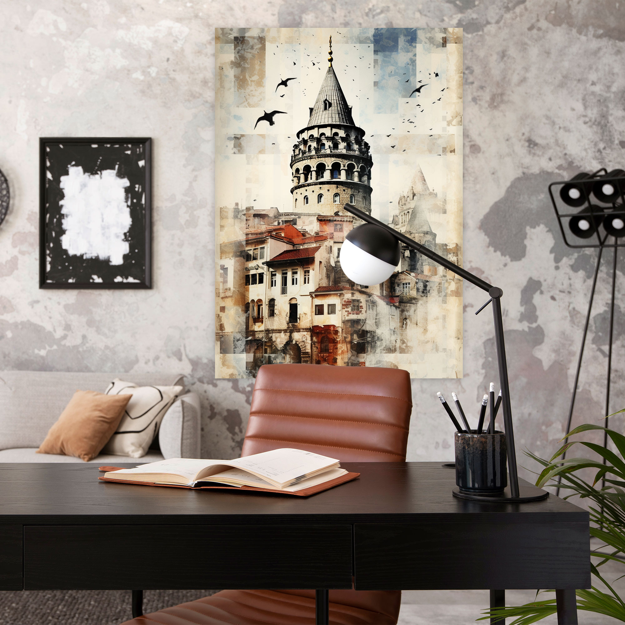 Galata Tower Wall Art - Galata Tower, Photographic Fusion, Wall Art, Galata Tower