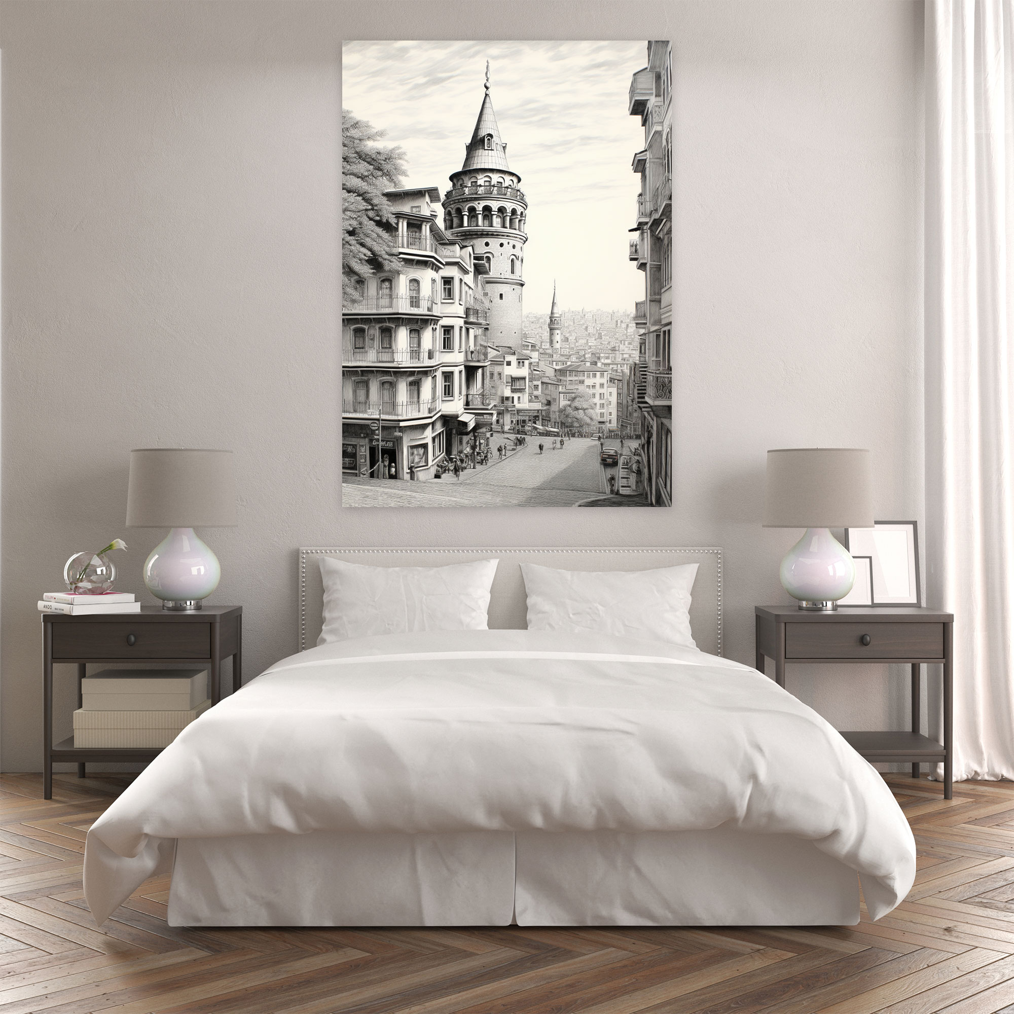 Galata Tower Wall Art - Galata Tower, Wall Decoration, Canvas, Home Decoration