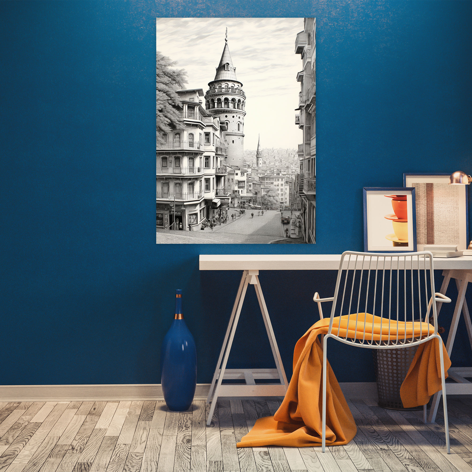 Galata Tower Wall Art - Galata Tower, Wall Decoration, Canvas, Home Decoration