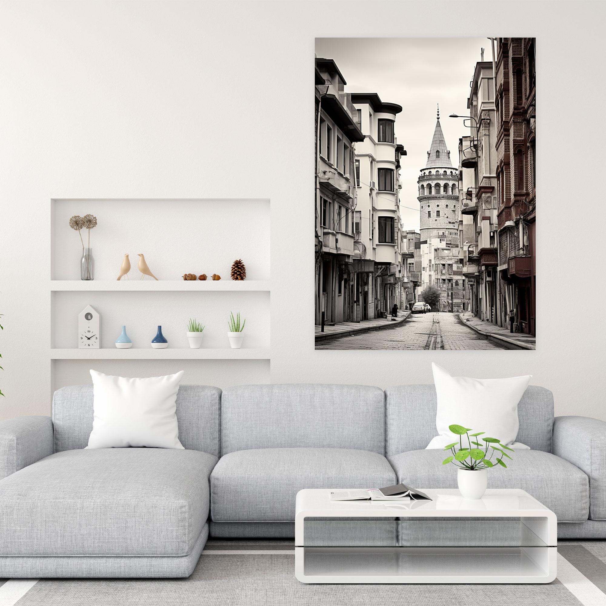 Galata Tower Canvas Print - Galata Tower, Canvas, Wall Art, Wall Decoration