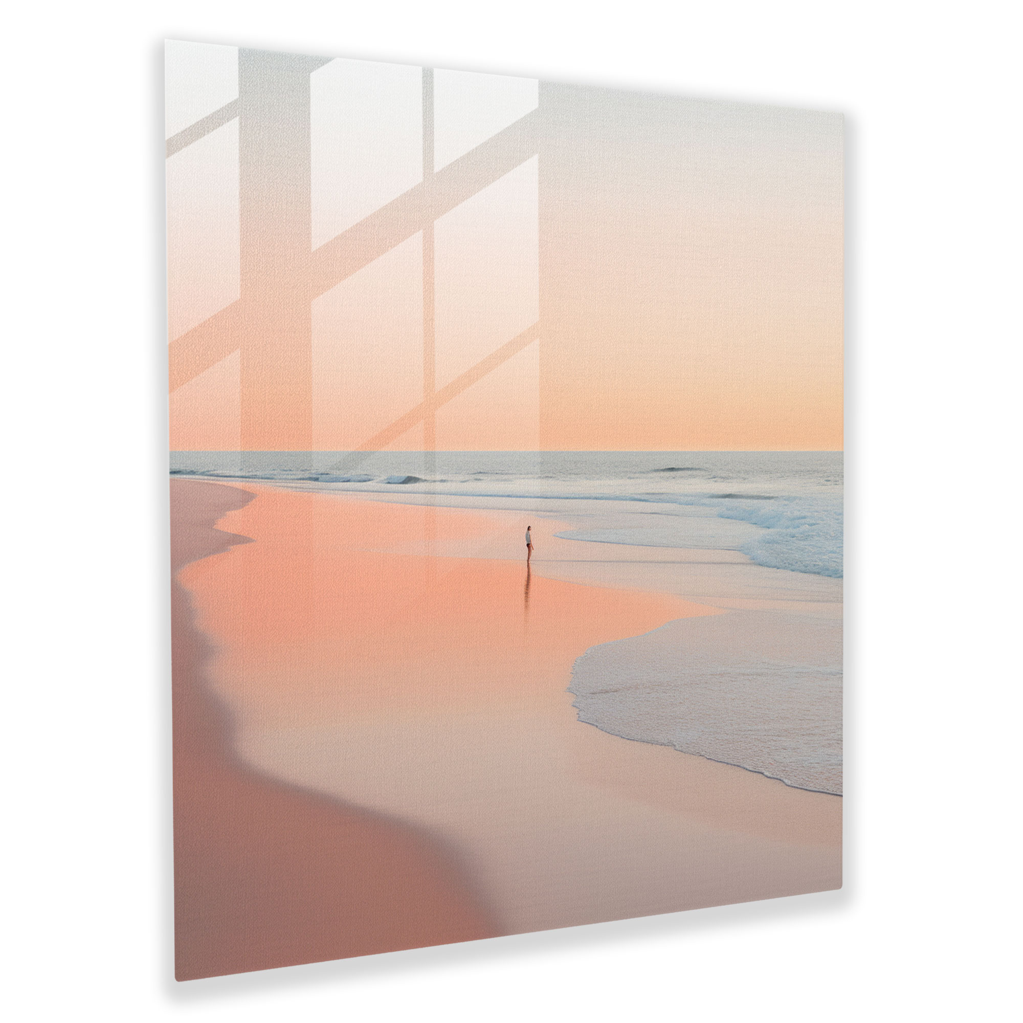 Tranquil Horizons Glass Wall Art