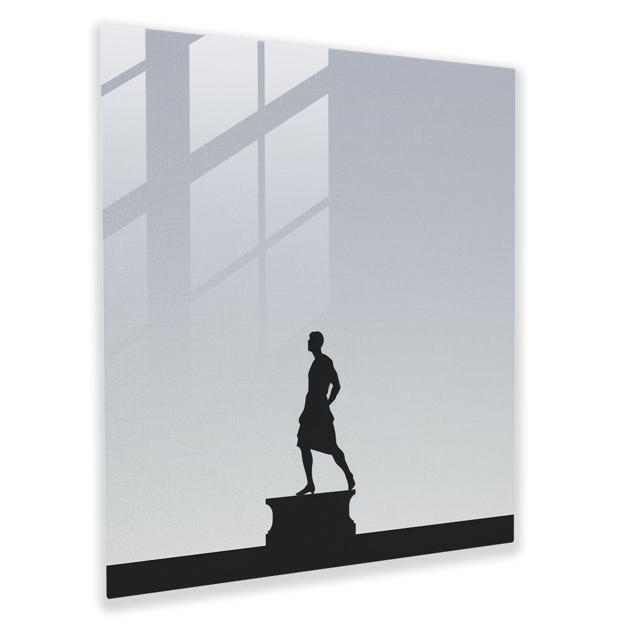 Minimalist Hermes Cam Tablo - Hermes Cam Sanatı Duvar Dekorasyonu Modern Sanat