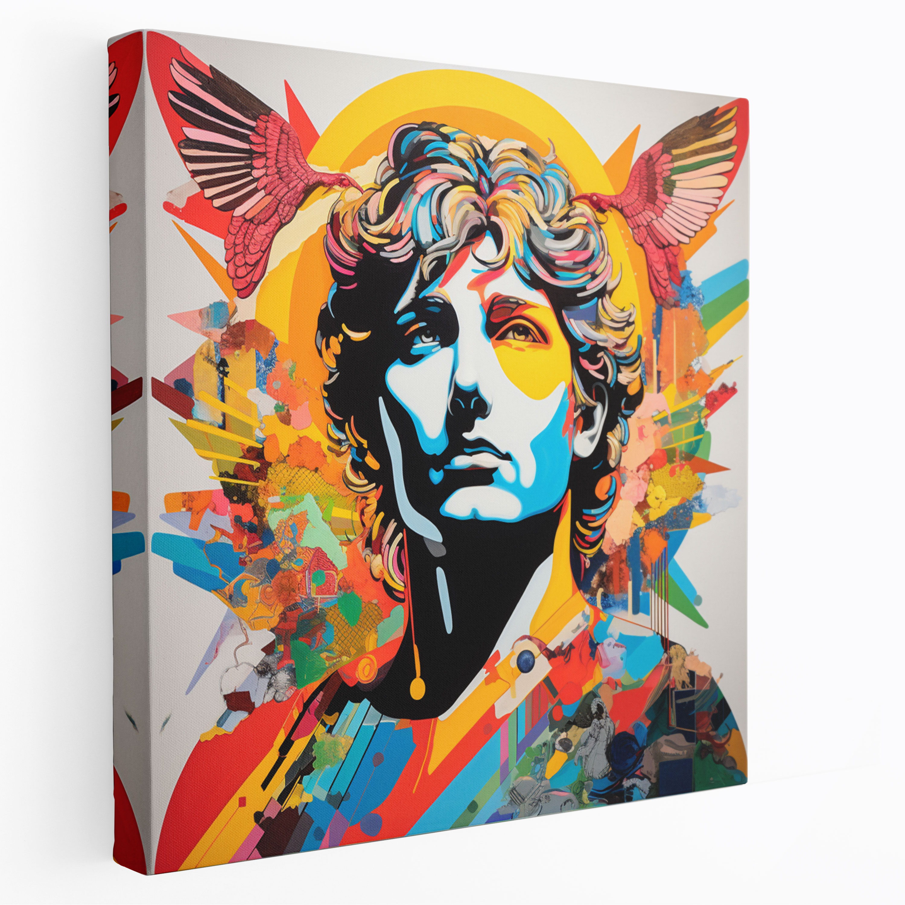 Hermes Wall Decoration - Pop Art Canvas Print - Hermes, Canvas Wall Art, Wall Art, Canvas Print