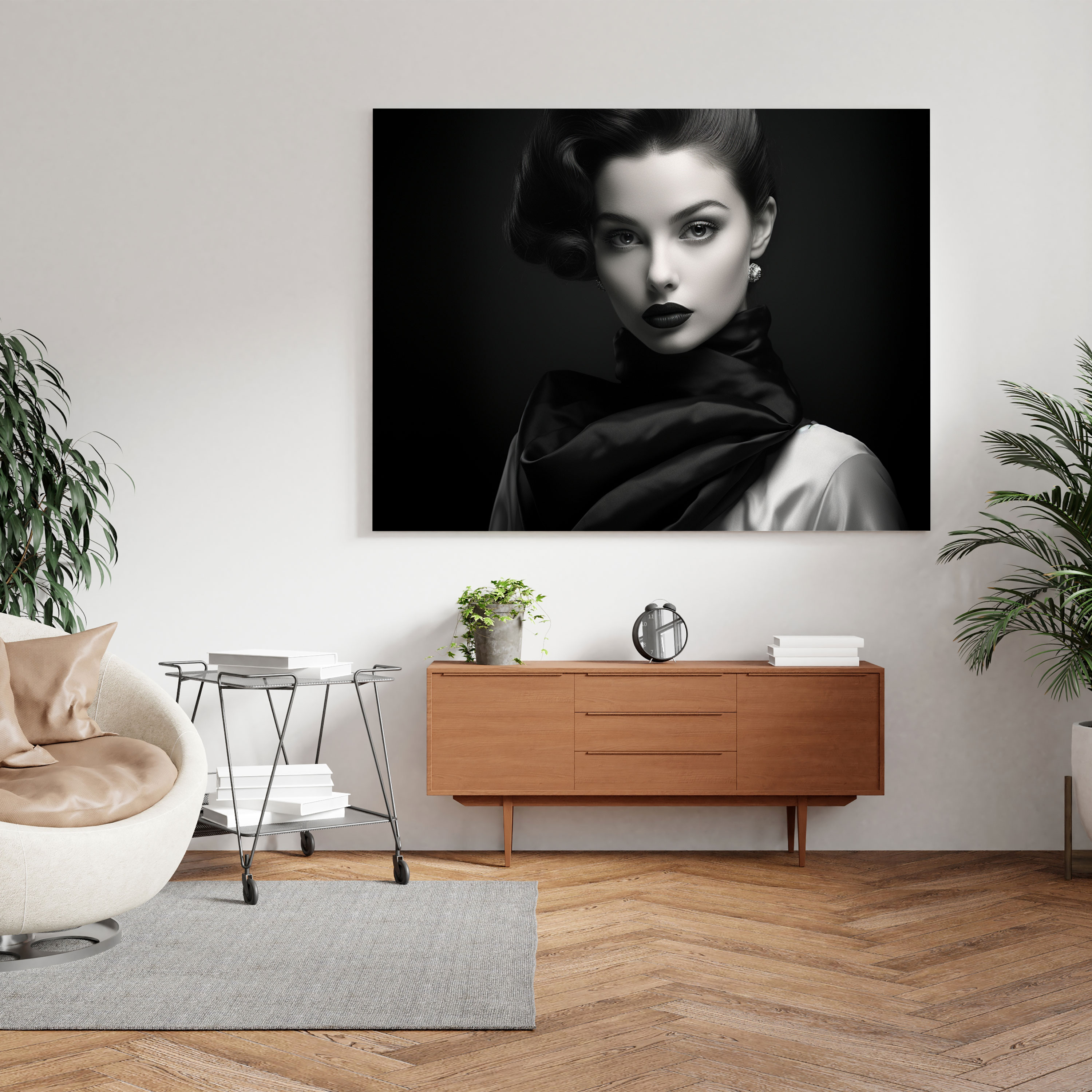 Hermes Canvas Print - Vintage Black And White Wall Art - Hermes, Classic, Hermes, Canvas