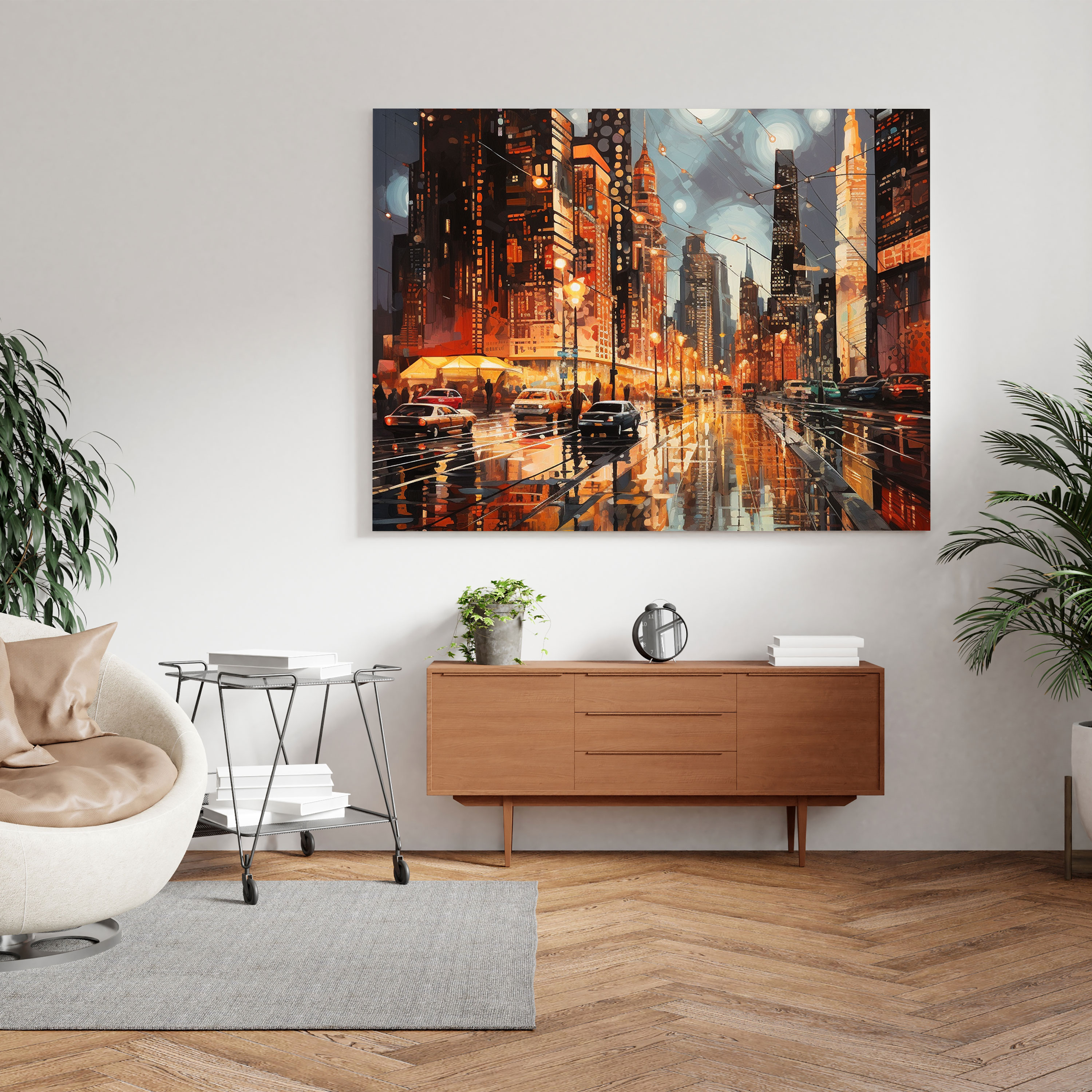 Hermes Canvas Print - Cityscape Wall Art - Hermes, Canvas Wall Art, Contemporary, Cityscape
