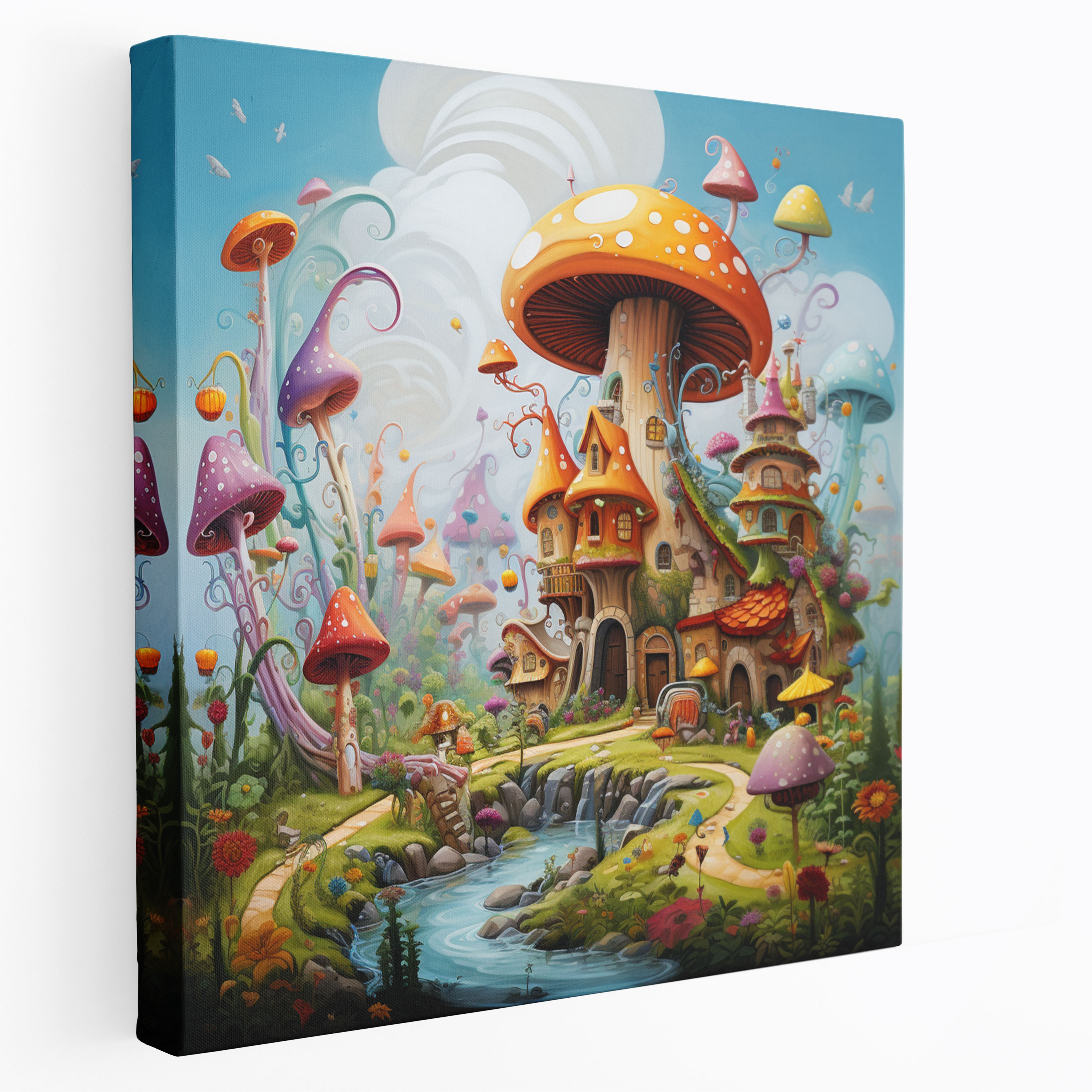 Hermes Canvas Print - Whimsical Wall Art - Hermes, Canvas, Fantastical, Wall Decoration