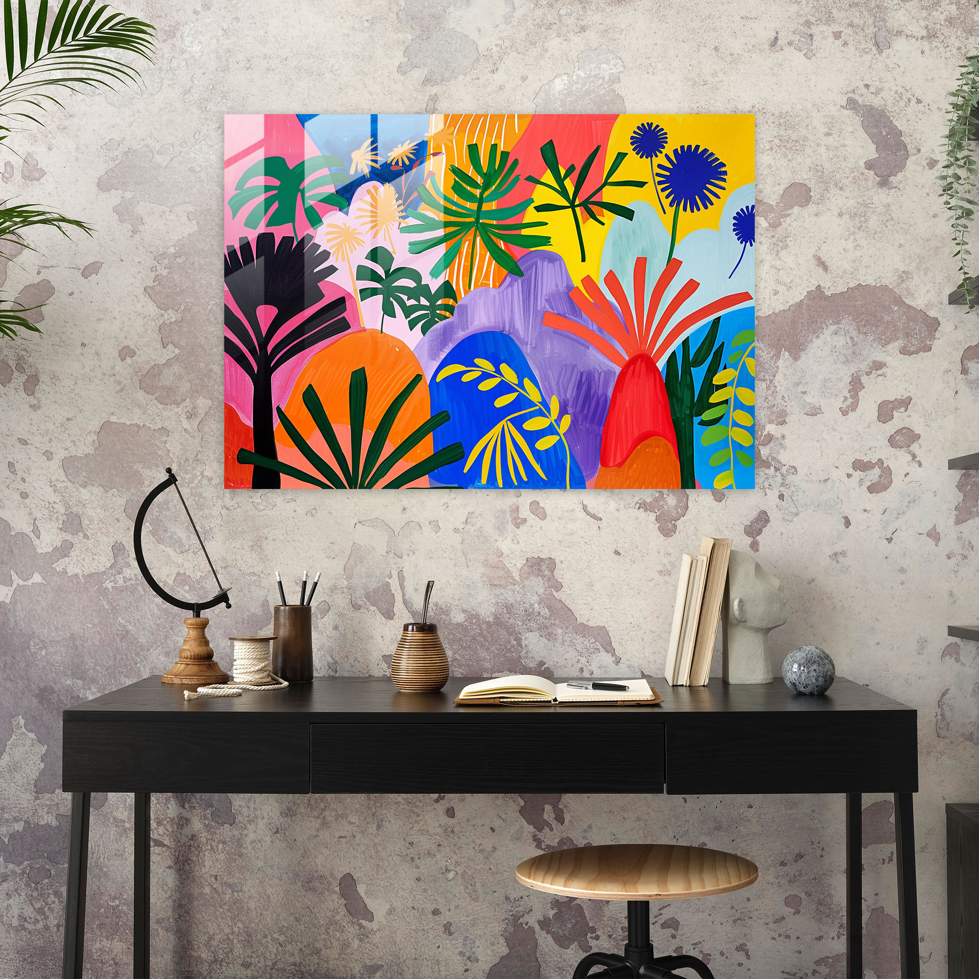 Henri Matisse Glass Art Wall Decoration - Henri Matisse, Henri Matisse, Home Decoration, Glass Art