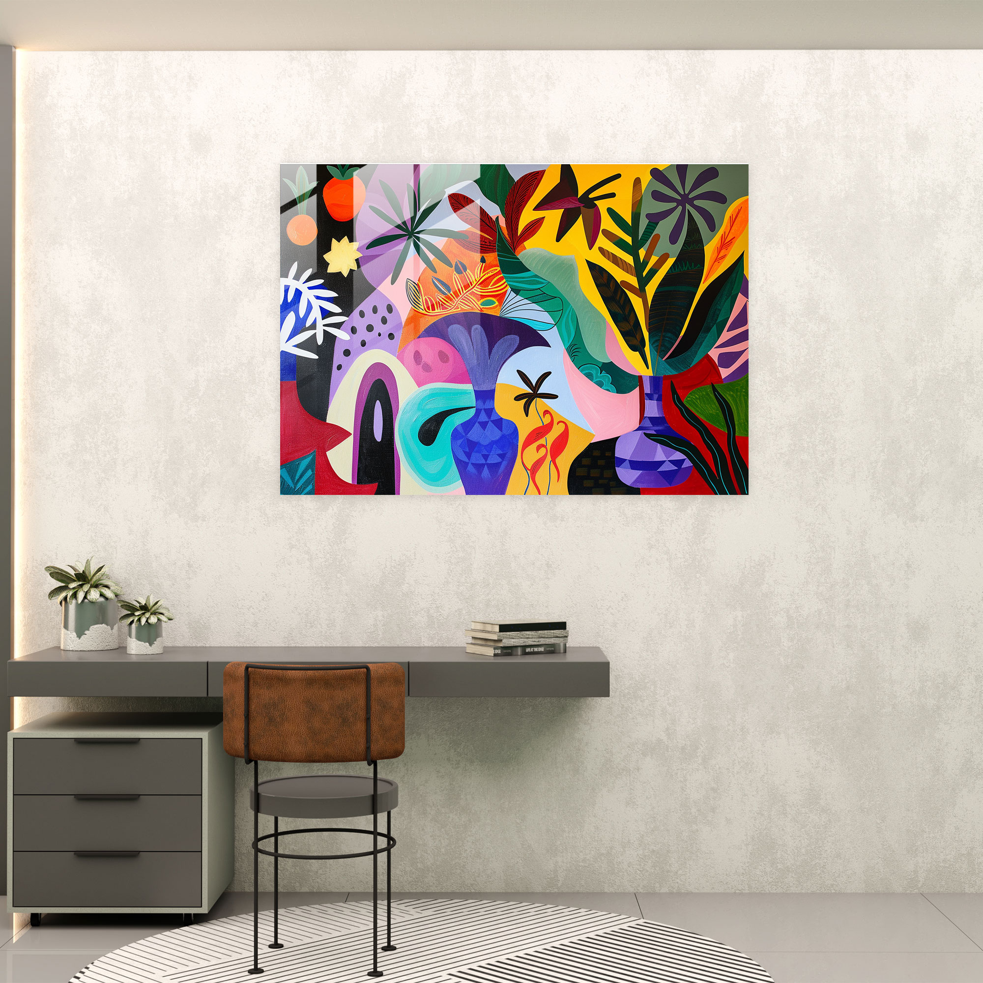 Henri Matisse Modern Art - Henri Matisse, Modern Art, Wall Decoration, Glass Print