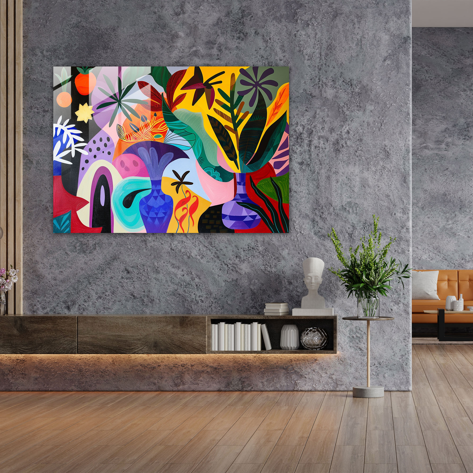 Henri Matisse Modern Art - Henri Matisse, Modern Art, Wall Decoration, Glass Print