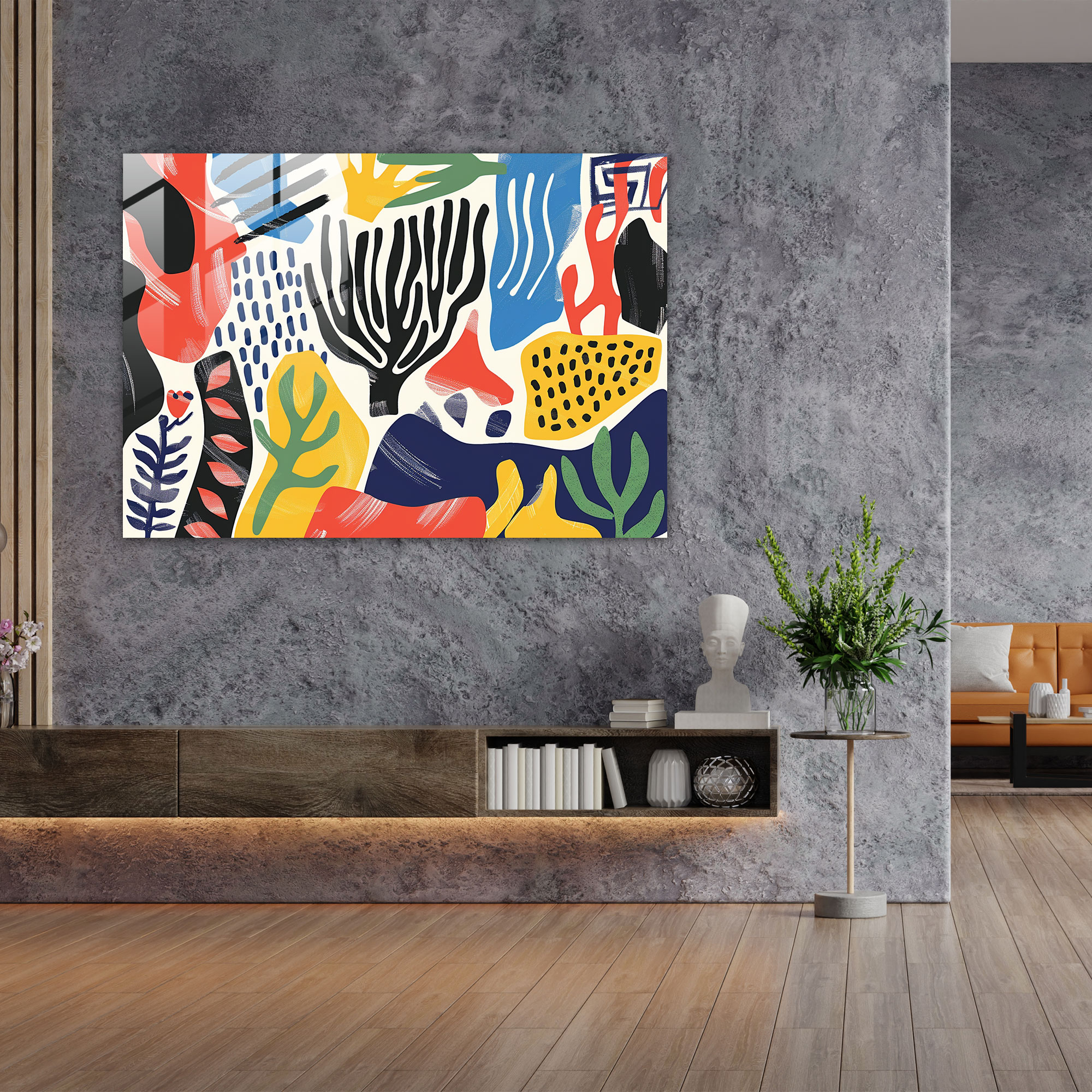 Henri Matisse Home Decoration - Henri Matisse, Glass Art, Henri Matisse, Glass Wall Art