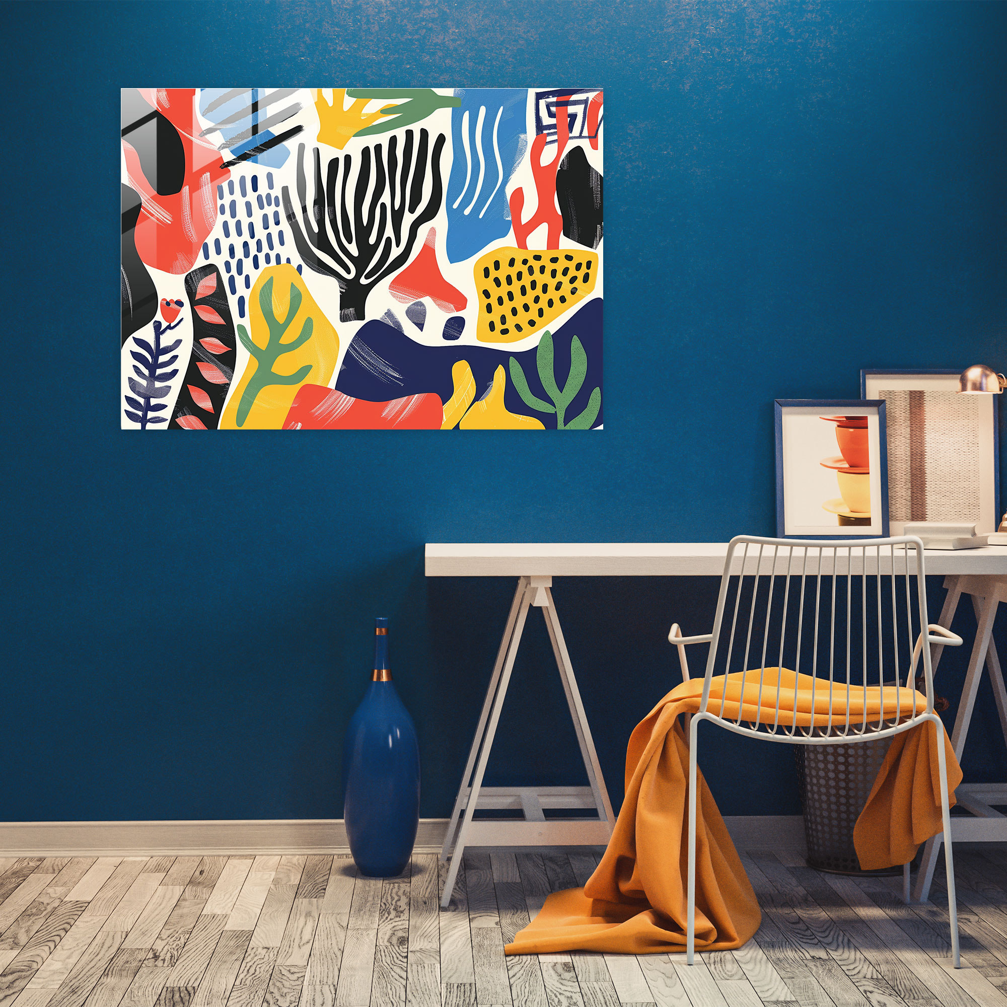 Henri Matisse Home Decoration - Henri Matisse, Glass Art, Henri Matisse, Glass Wall Art
