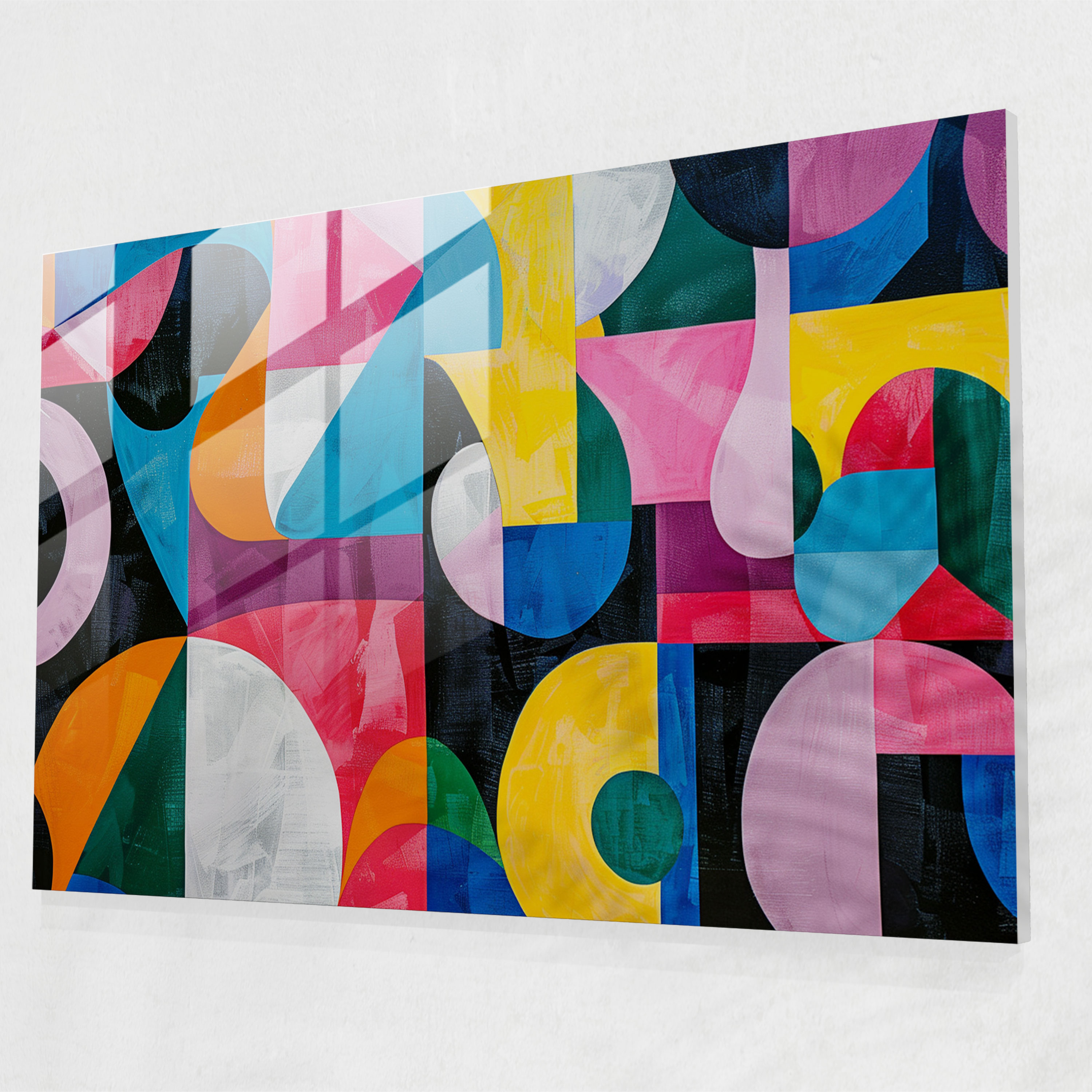 Henri Matisse Glass Print - Geometrical Shapes - Henri Matisse, Wall Decoration, Modern Art, Henri Matisse
