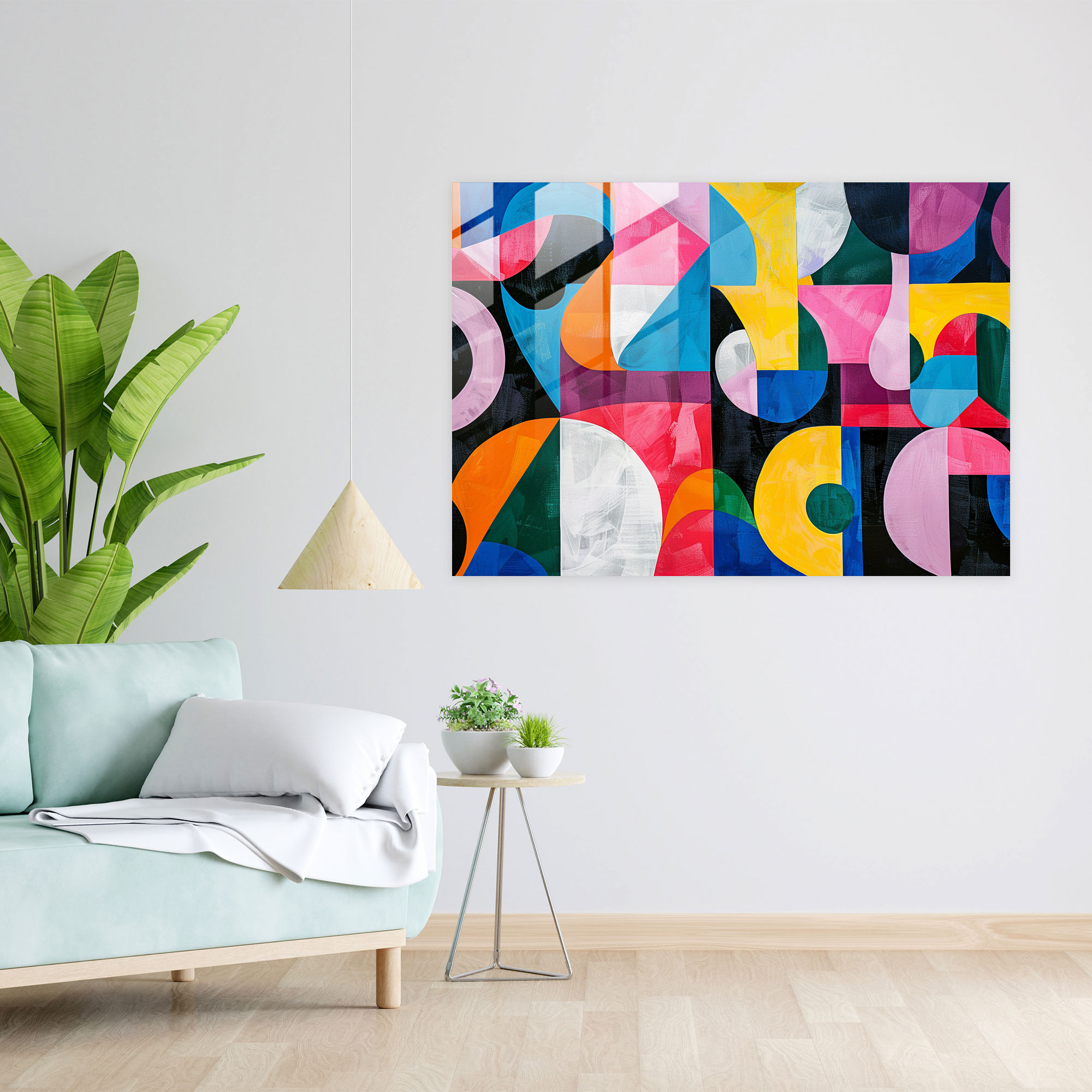 Henri Matisse Glass Print - Geometrical Shapes - Henri Matisse, Wall Decoration, Modern Art, Henri Matisse