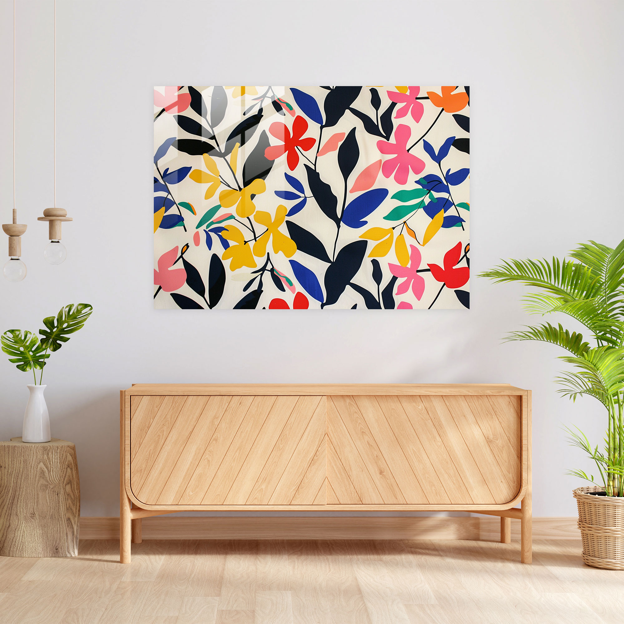Henri Matisse Wall Decoration - Playful Patterns - Henri Matisse, Home Decoration, Glass Print, Glass Wall Art