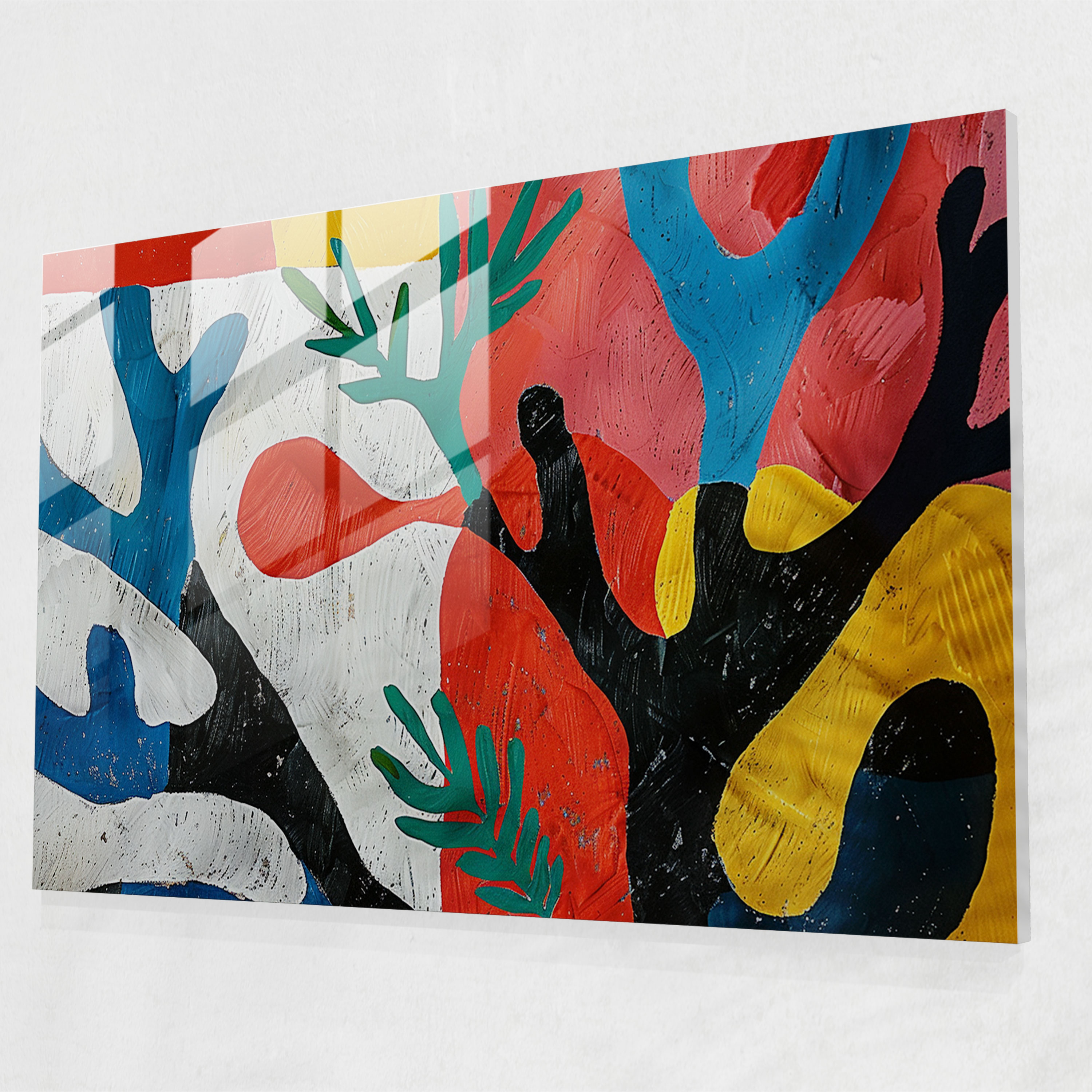 Henri Matisse Glass Print - Dynamic Lines - Henri Matisse, Glass Art, Home Decoration, Glass Wall Art