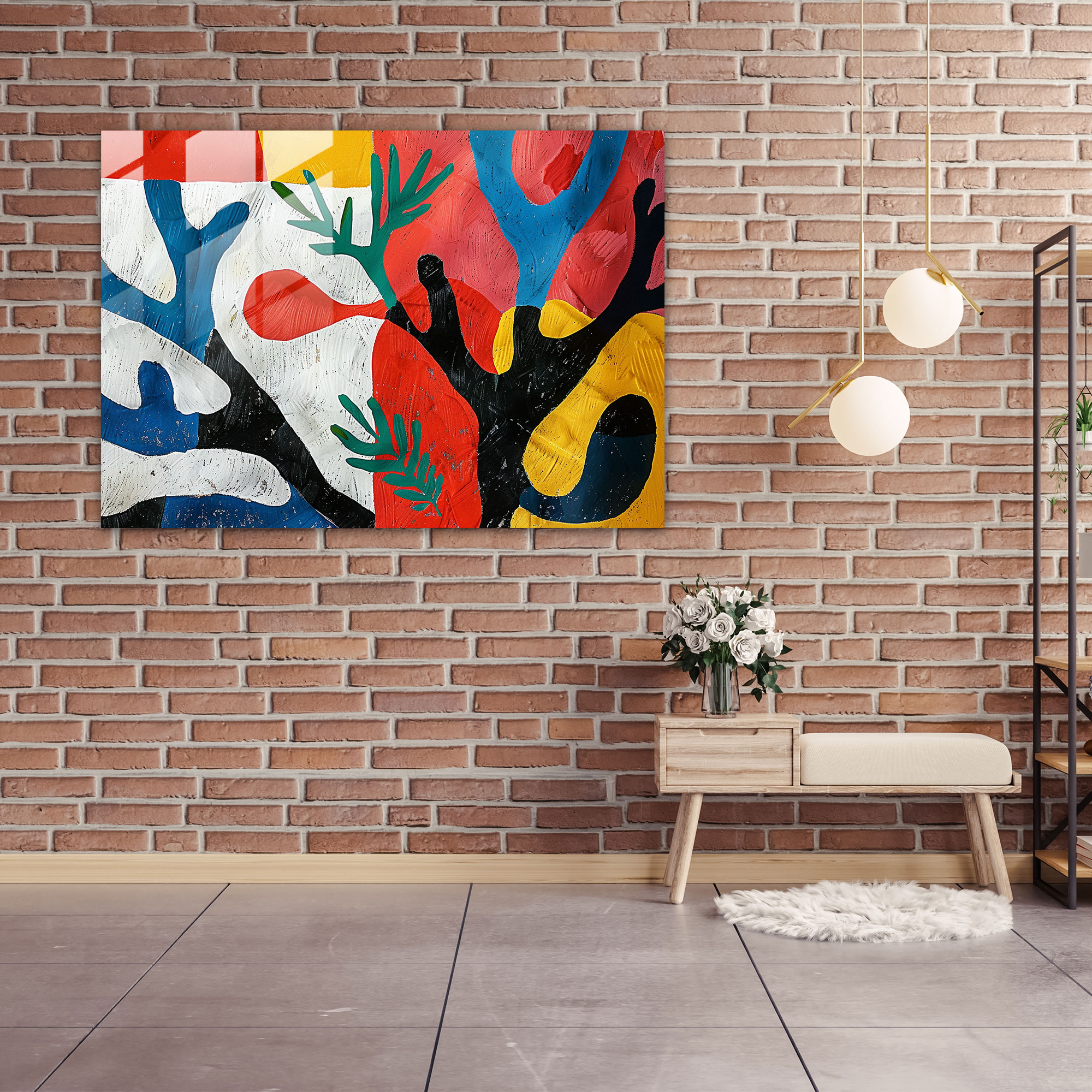 Henri Matisse Glass Print - Dynamic Lines - Henri Matisse, Glass Art, Home Decoration, Glass Wall Art