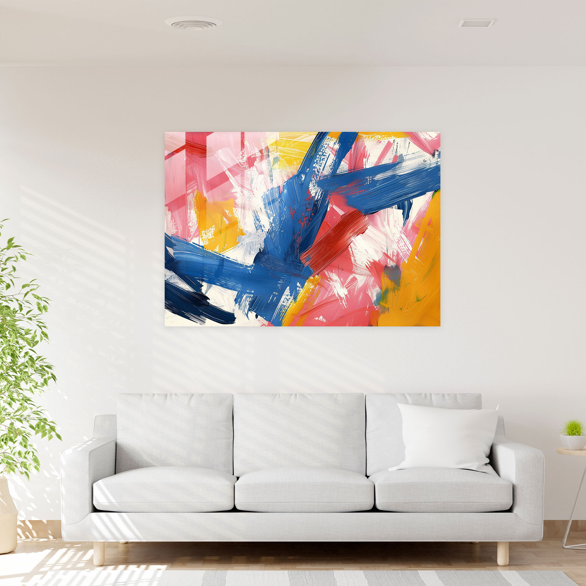 Henri Matisse Wall Decoration - Expressive Textures - Henri Matisse, Home Decoration, Glass Print, Glass Art