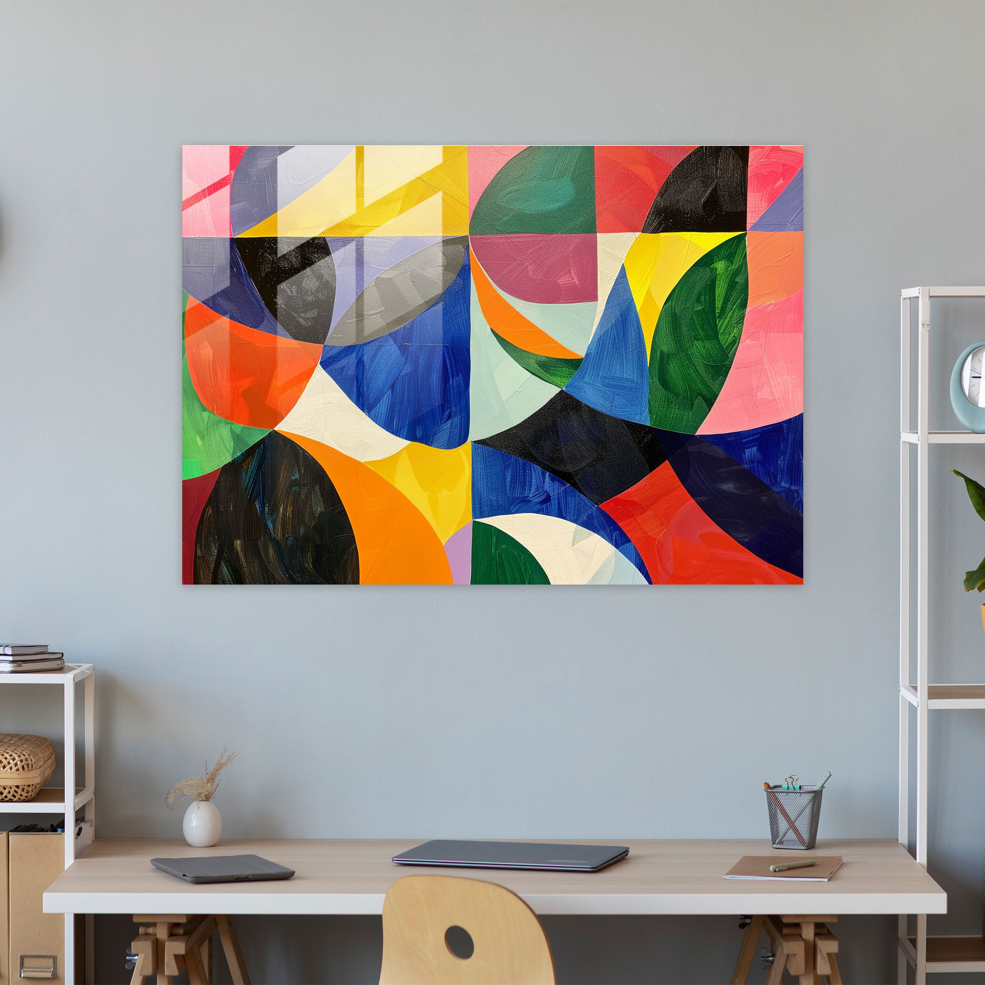 Henri Matisse Glass Wall Art - Fusion Of Shapes - Henri Matisse, Wall Decoration, Modern Art, Glass Art