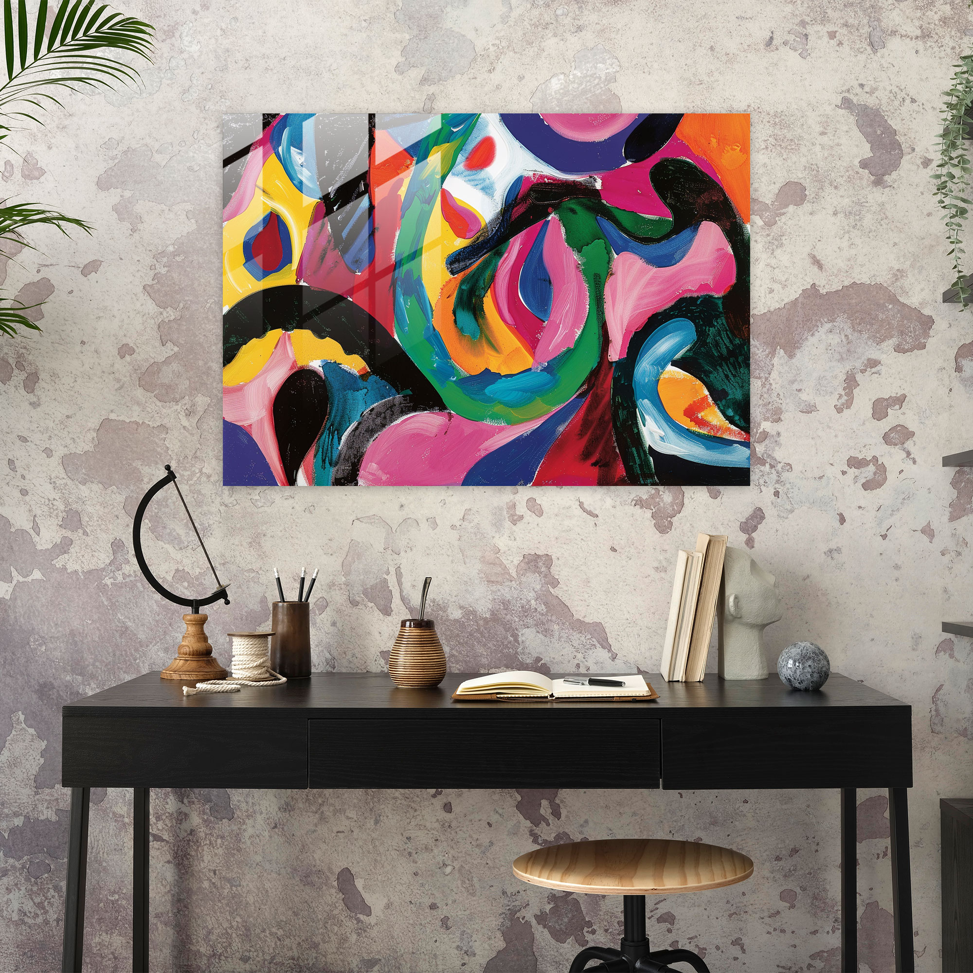 Expressive Brushstrokes Henri Matisse Glass Wall Art - Henri Matisse, Modern Art, Wall Decoration, Glass Wall Art