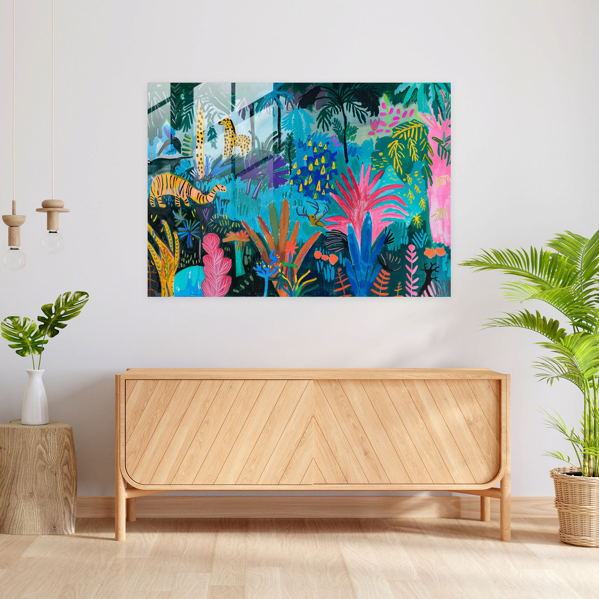 Henri Matisse Home Decoration - Exotic Jungle Scene - Henri Matisse, Henri Matisse, Home Decoration, Glass Art