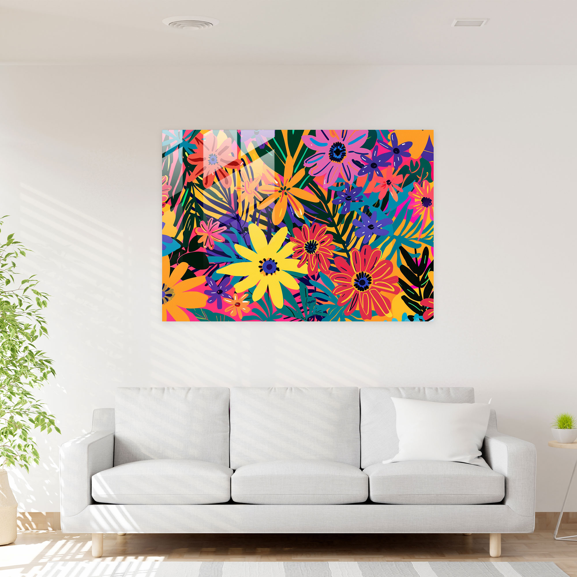 Henri Matisse Modern Art - Vibrant Floral Pattern - Henri Matisse, Glass Art, Henri Matisse, Modern Art