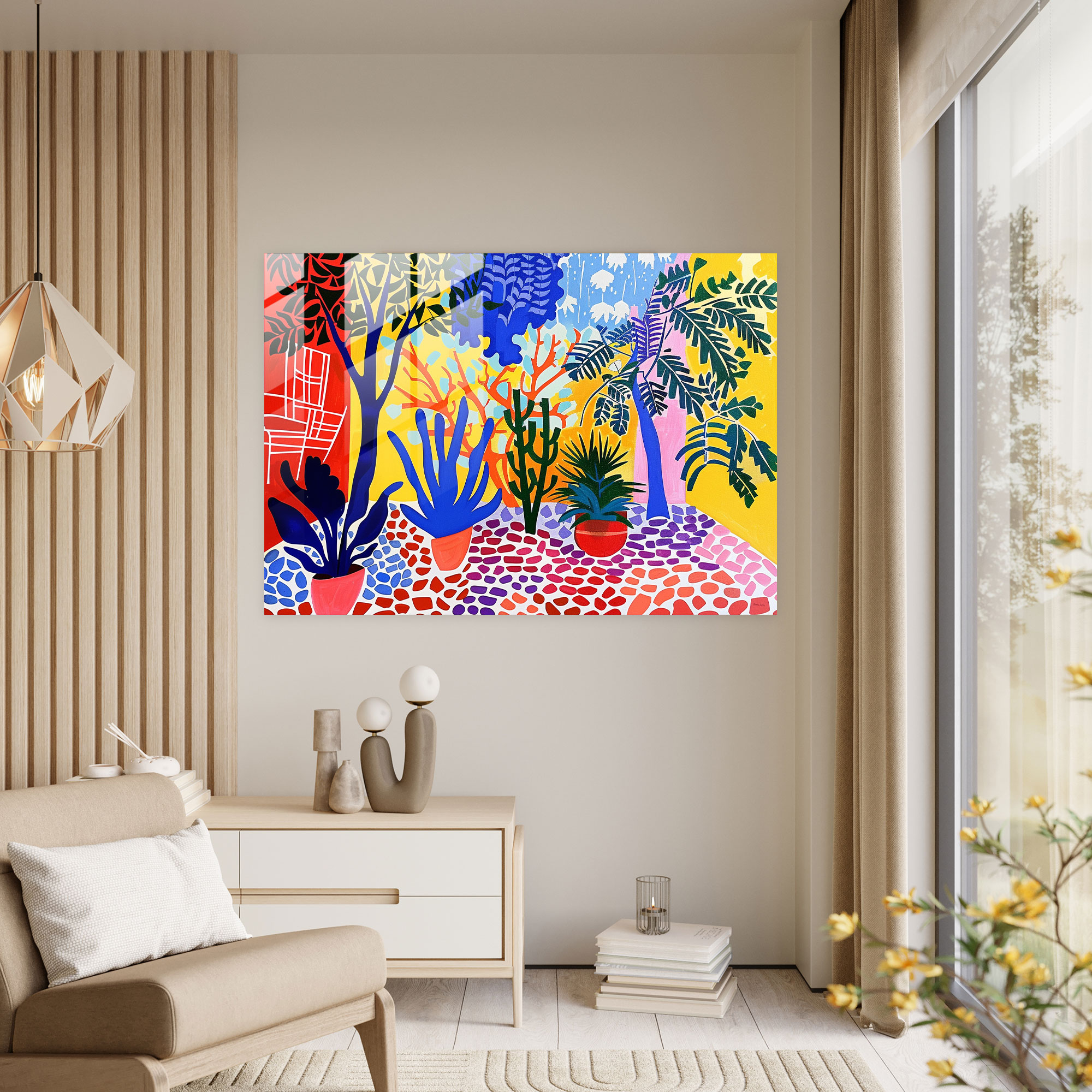 Henri Matisse Glass Wall Art Decoration - Henri Matisse, Home Decoration, Glass Wall Art, Henri Matisse