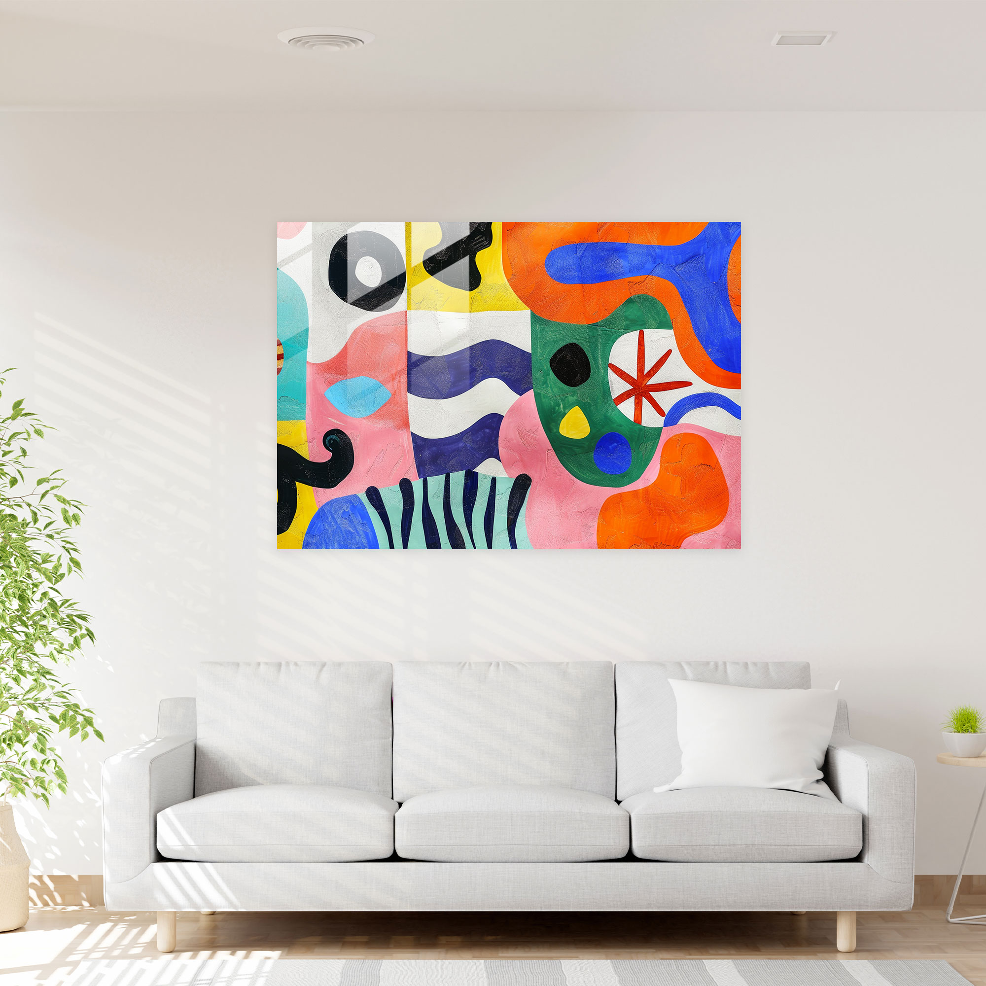 Henri Matisse Glass Wall Art Modern Art - Henri Matisse, Home Decoration, Henri Matisse, Glass Print