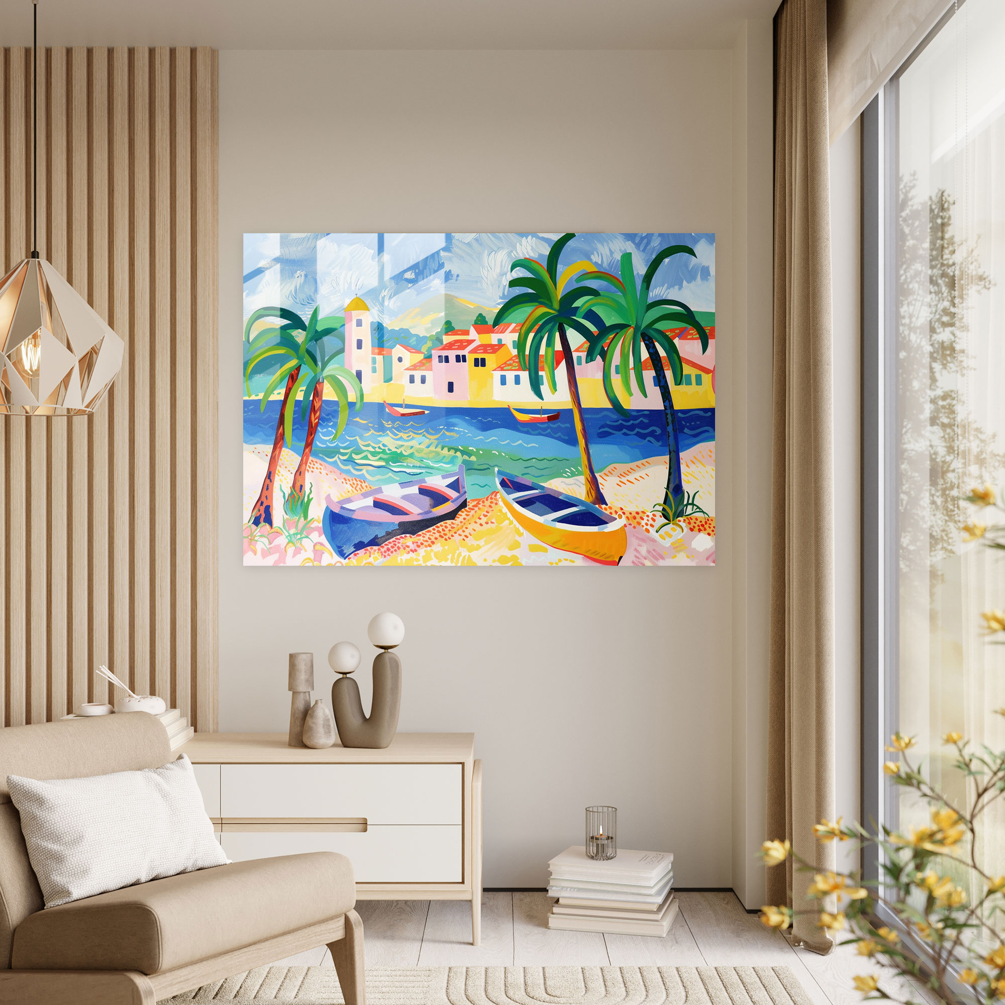 Henri Matisse Glass Print Modern Art - Henri Matisse, Home Decoration, Glass Art, Glass Wall Art
