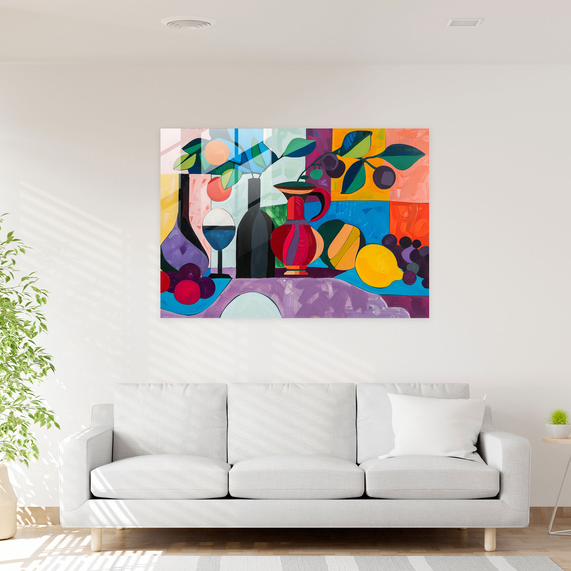 Henri Matisse Glass Print: Playful Still Life - Henri Matisse, Glass Print, Glass Art, Henri Matisse