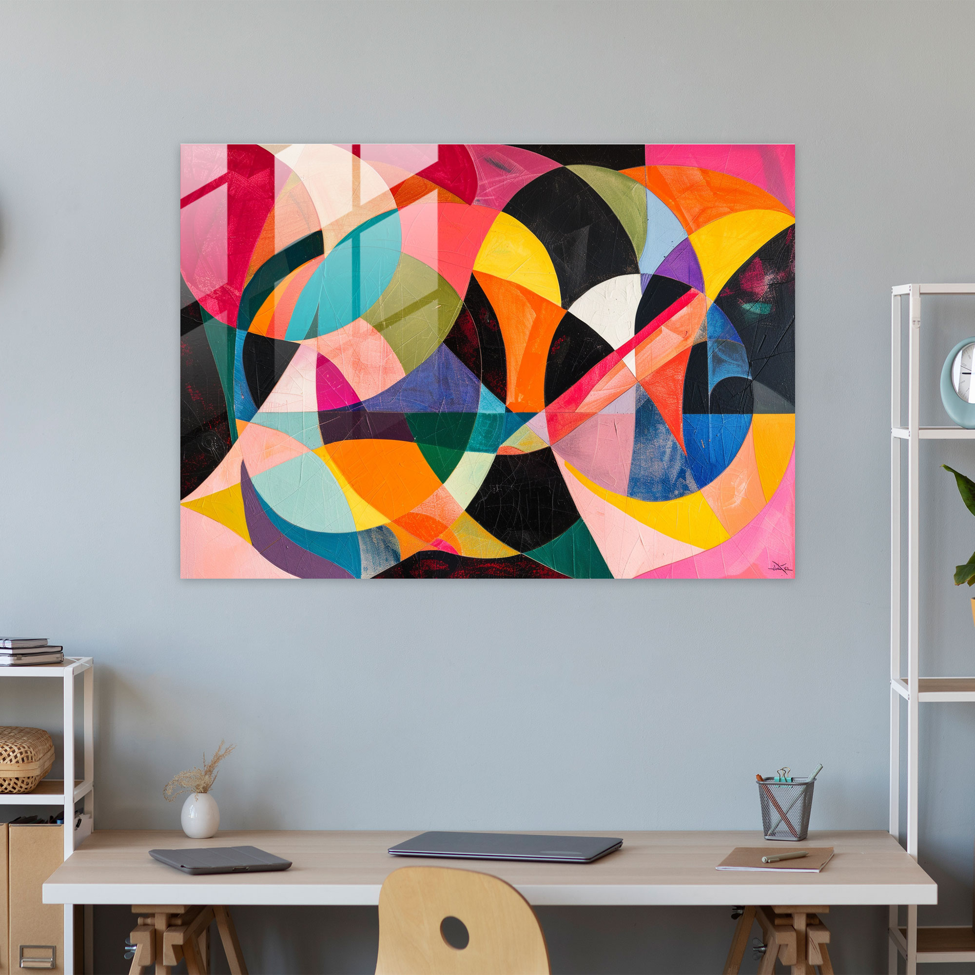 Henri Matisse Glass Wall Art: Dynamic Abstract Composition - Henri Matisse, Glass Wall Art, Modern Art, Henri Matisse