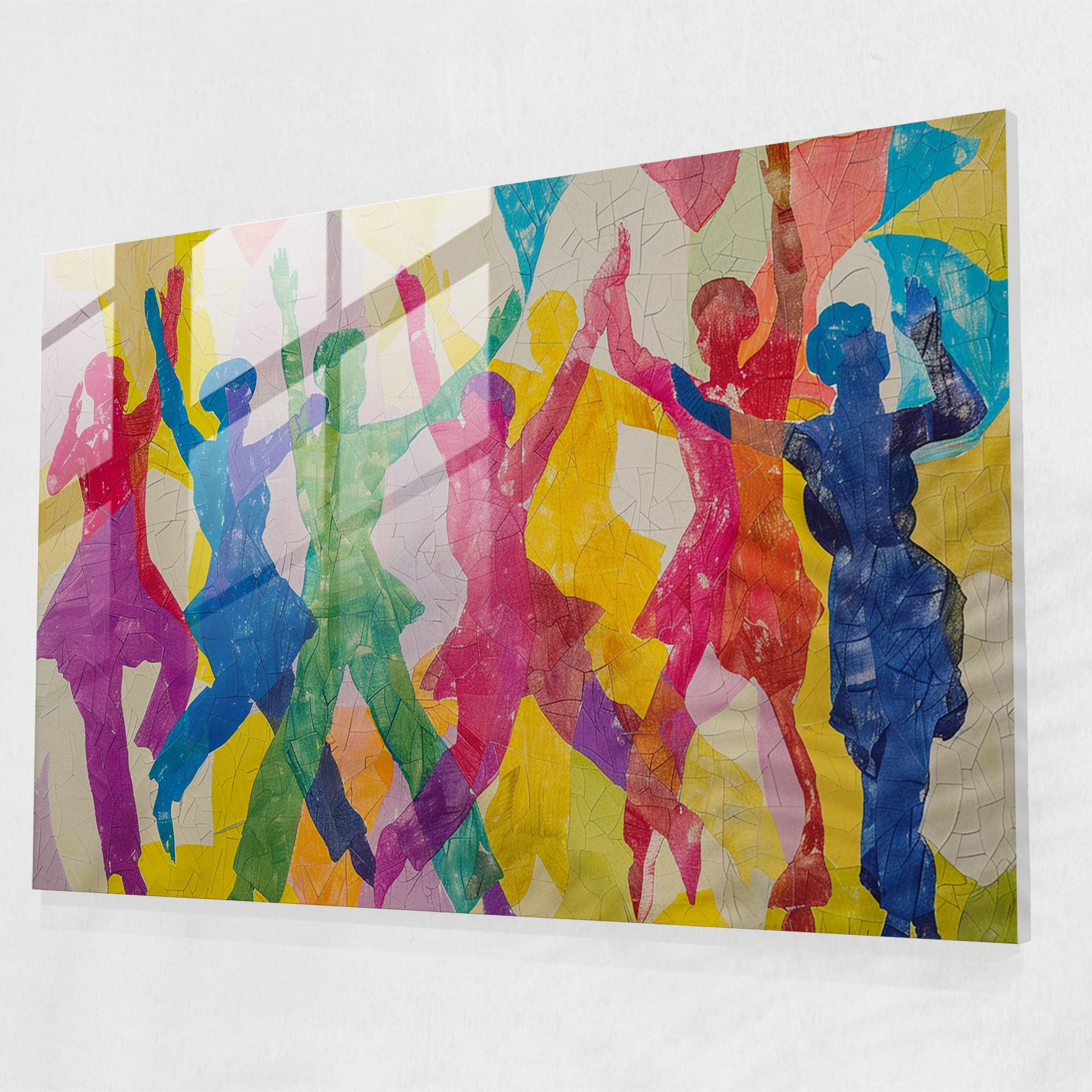 Playful Dancers Glass Print Wall Art - Henri Matisse, Modern Art, Glass Wall Art, Home Decoration