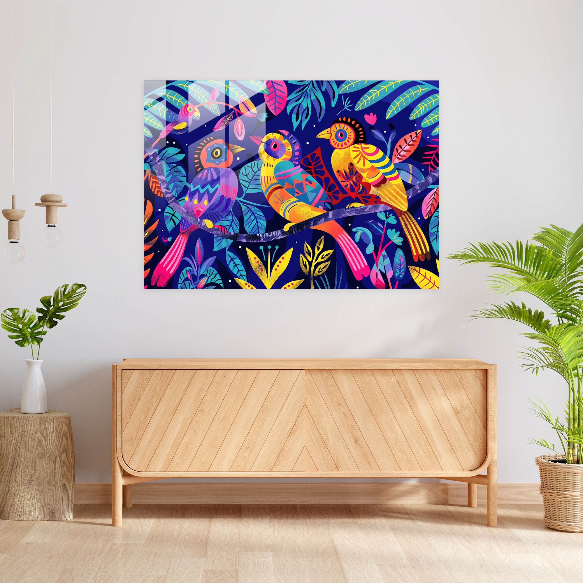 Tropical Birds Glass Print Wall Art - Henri Matisse, Glass Print, Modern Art, Wall Decoration